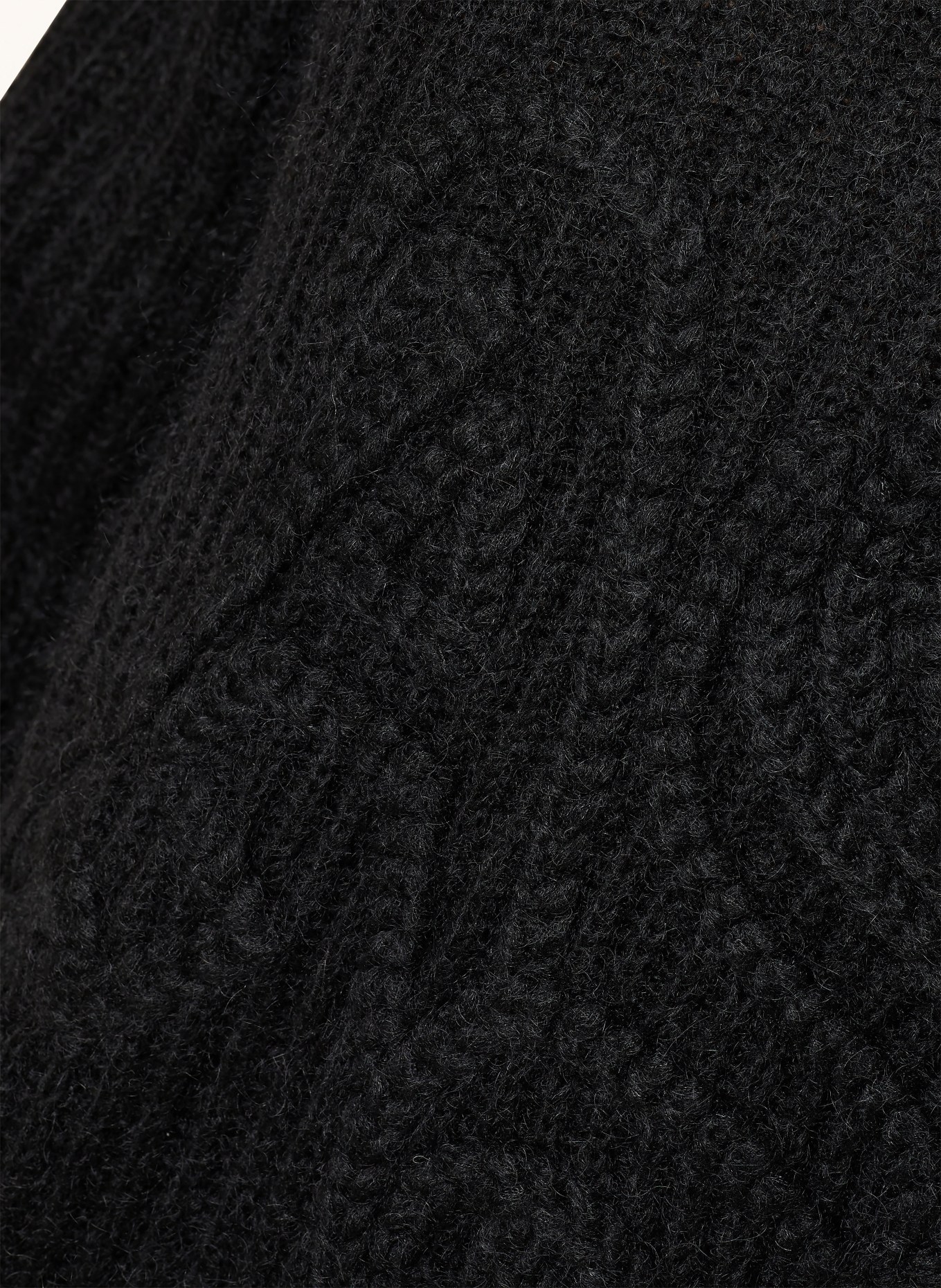 ALLSAINTS CHAINY sweater with mohair: BLACK
