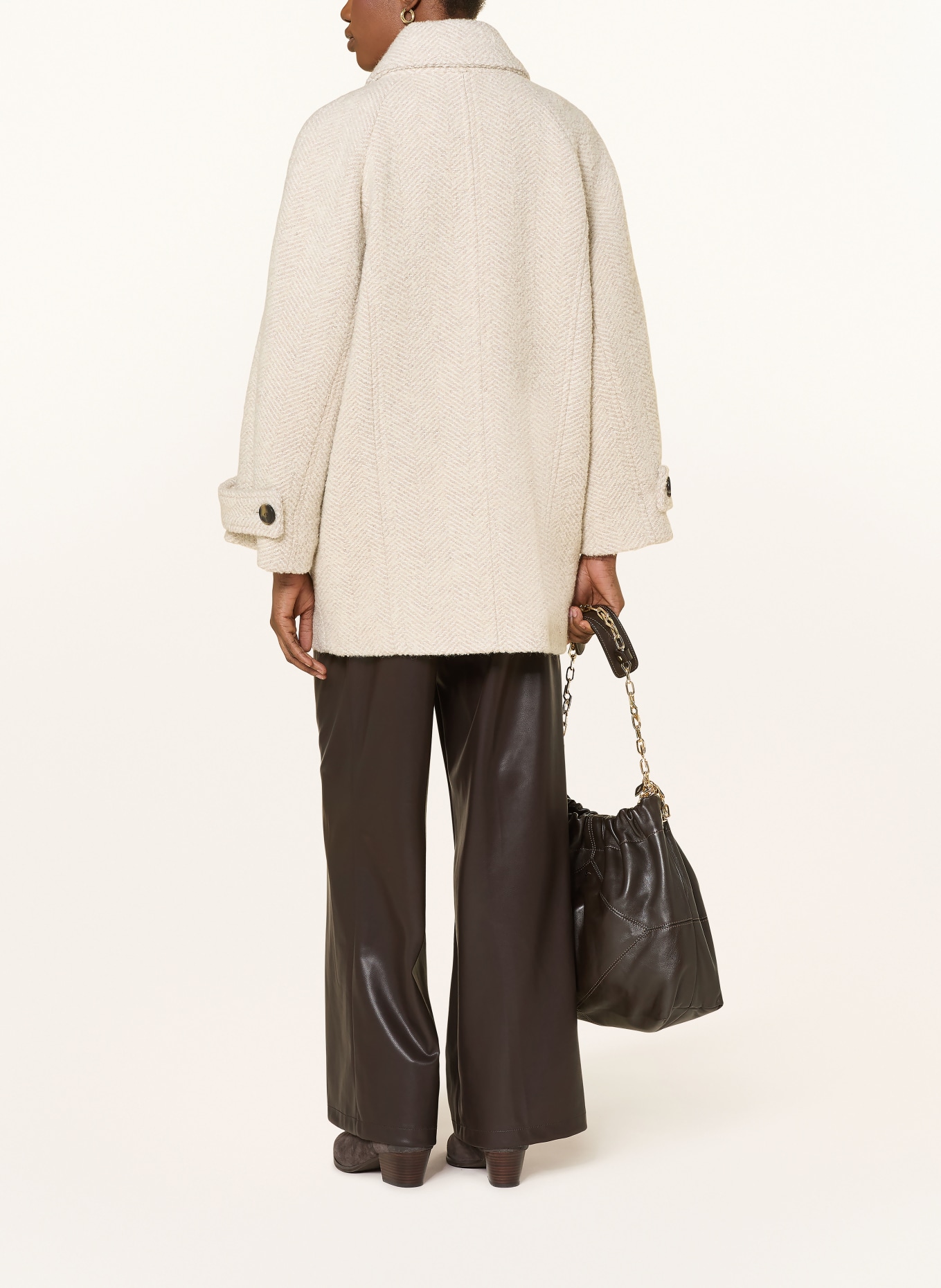 ba&sh Kabát Caban OLSOM: KRÉMOVÁ