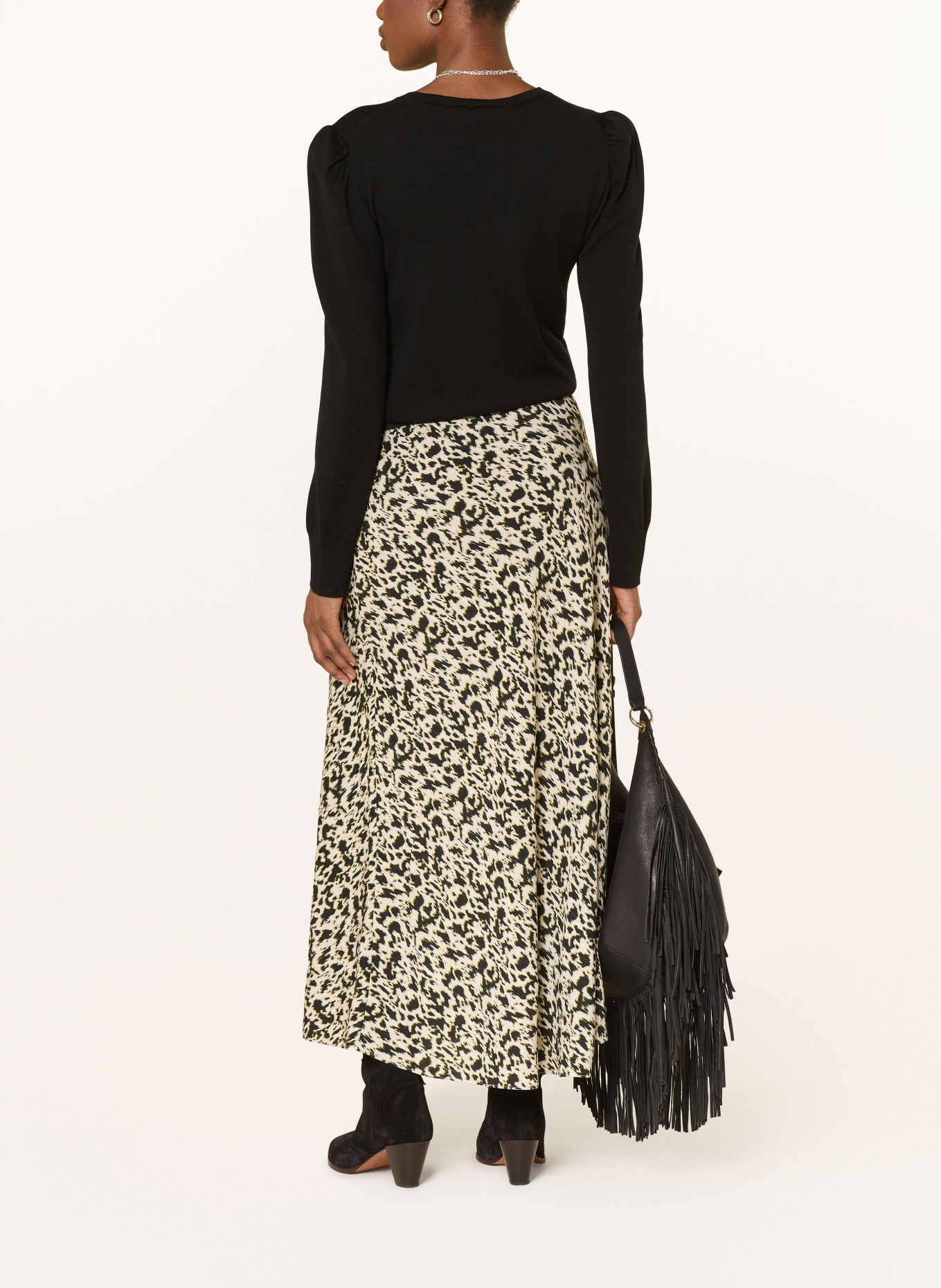 ba&sh Rock PAENA: ECRU / SCHWARZ