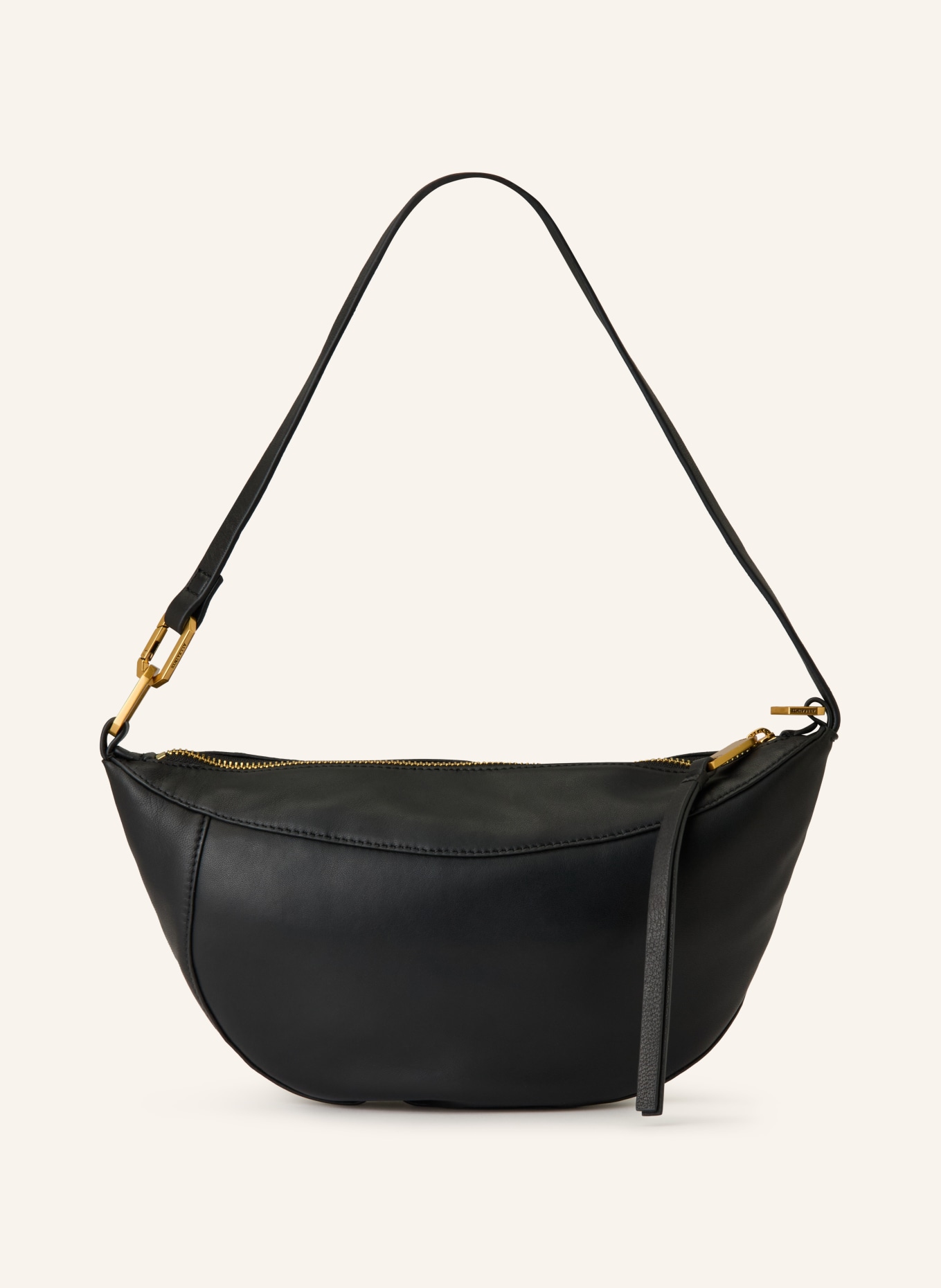 ALLSAINTS Taška přes rameno LUNA: ČERNÁ