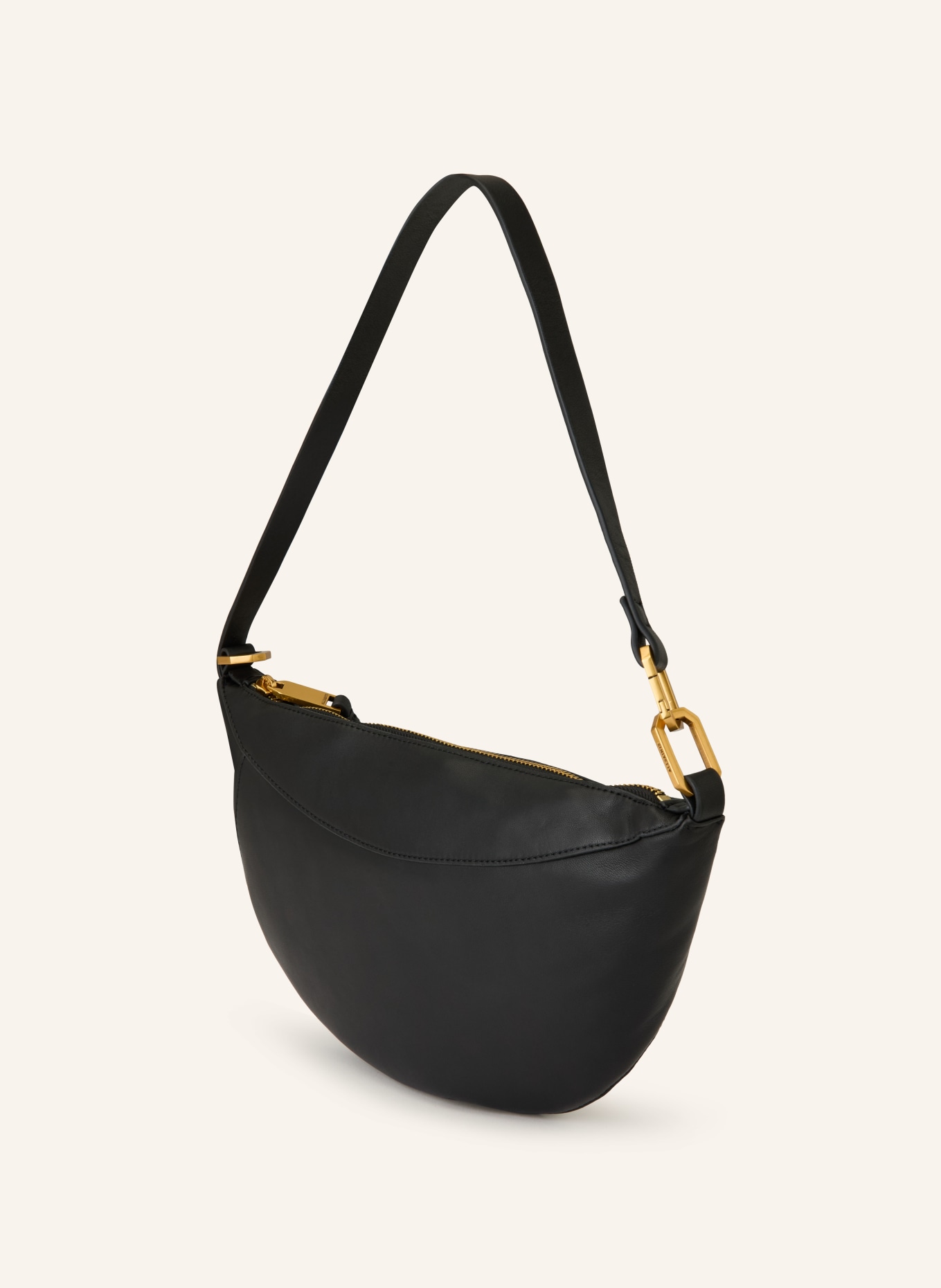 ALLSAINTS Taška přes rameno LUNA: ČERNÁ