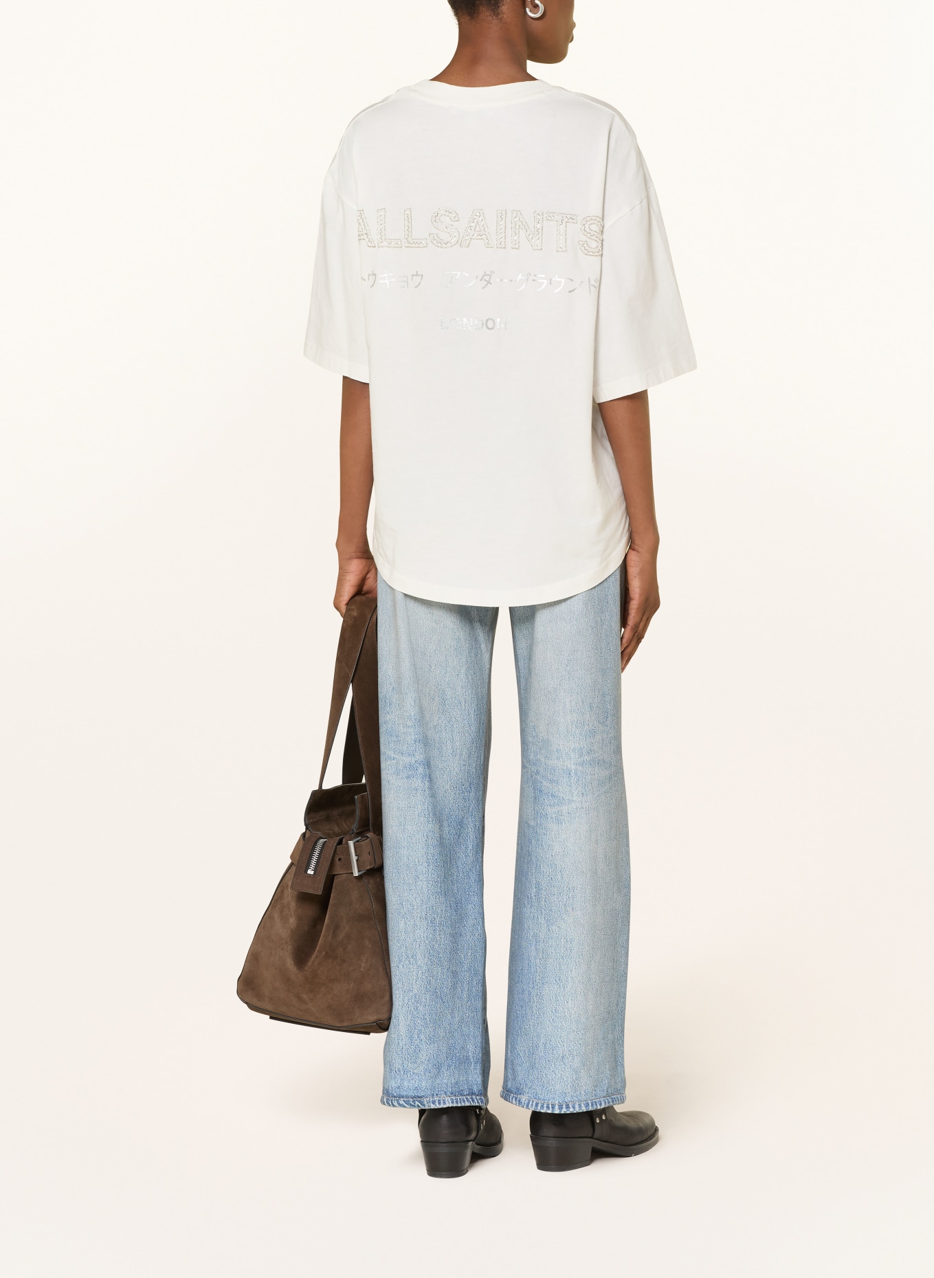 ALLSAINTS KAI TERRY jeans-look pants: 10118 ILLUSION INDIGO