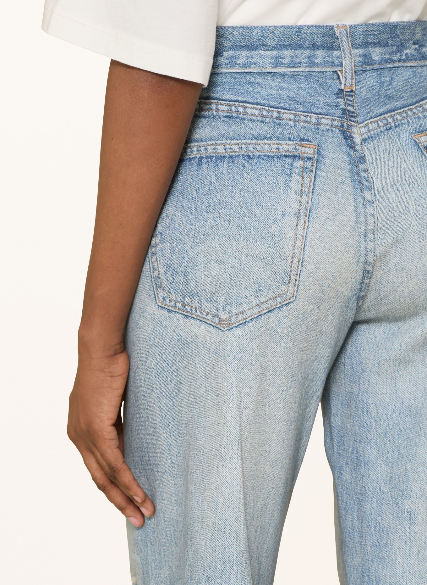 ALLSAINTS KAI TERRY jeans-look pants: 10118 ILLUSION INDIGO