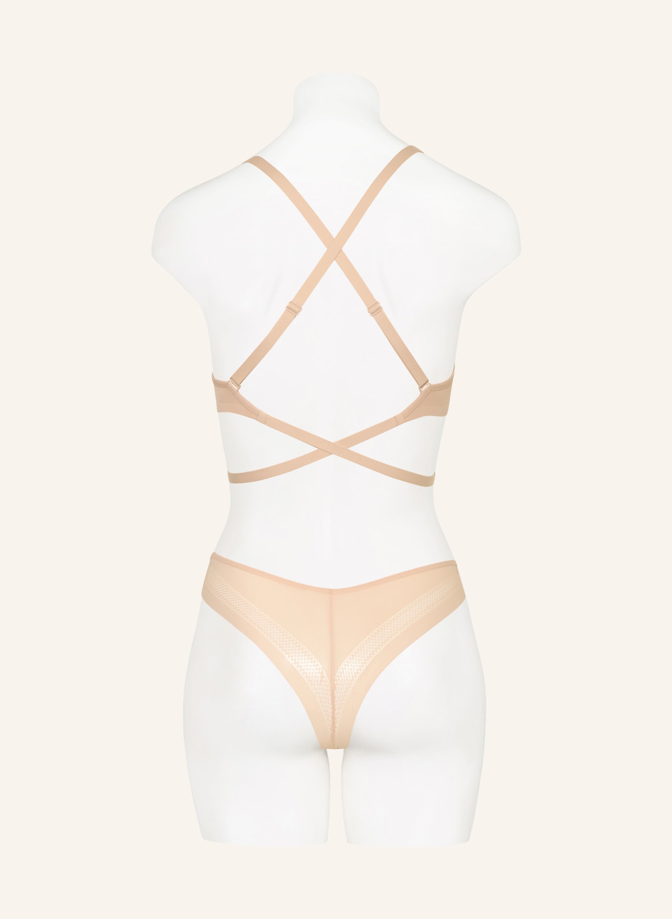 CHANTELLE Bügel-BH OPEN BACK: BEIGE