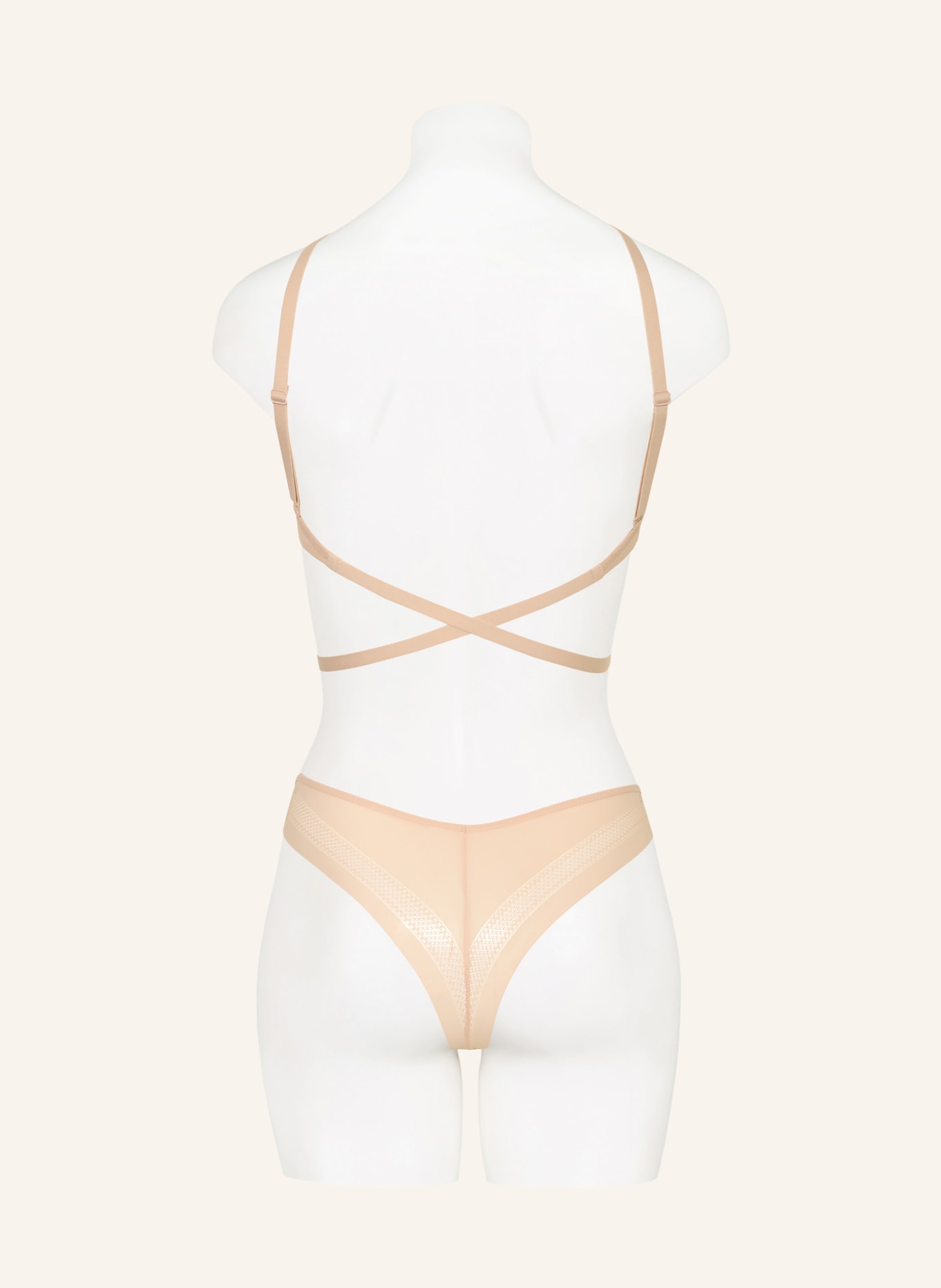 CHANTELLE Bügel-BH OPEN BACK: BEIGE