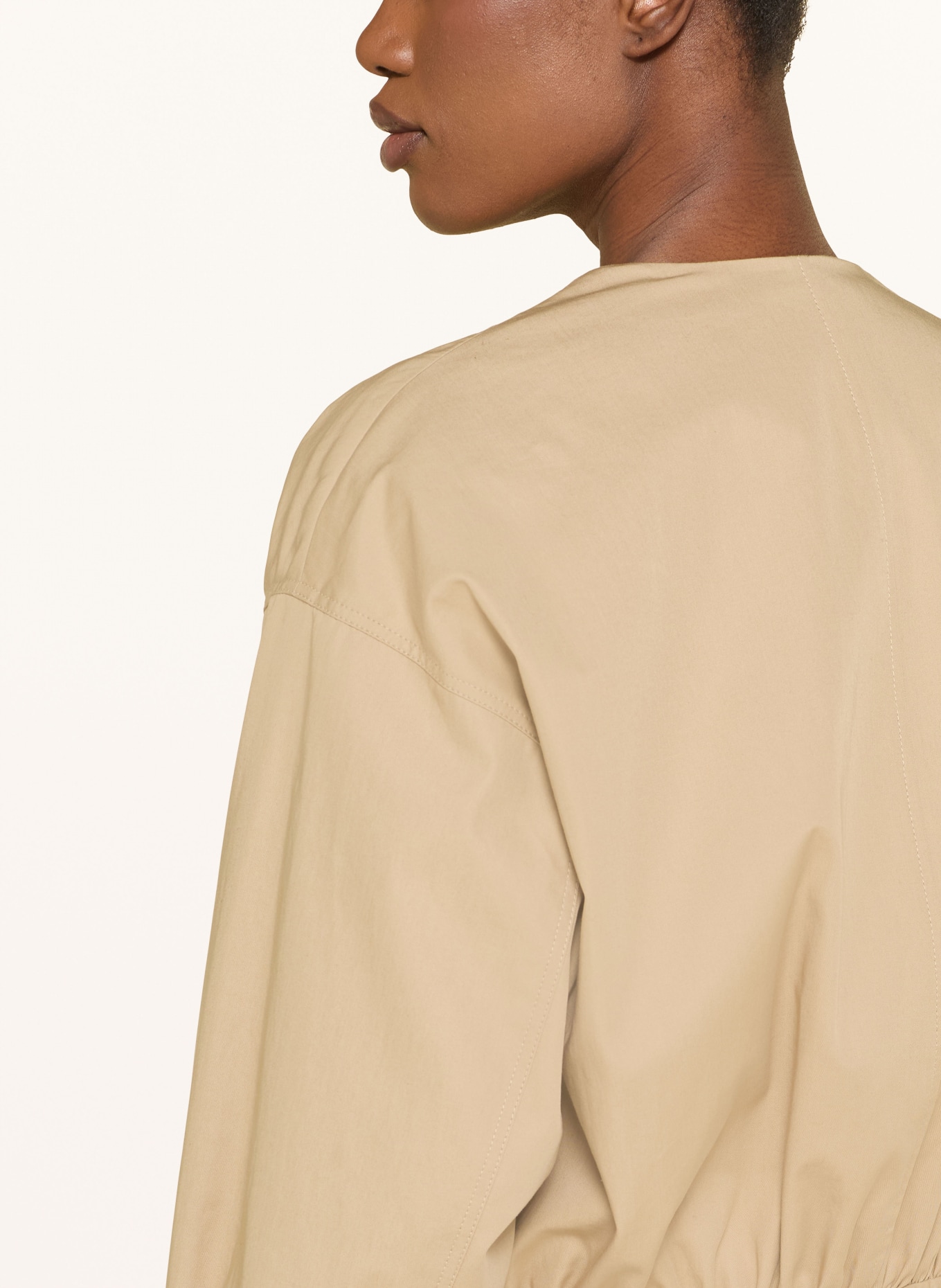 CLAUDIE PIERLOT Blouson VALLY mit Schal: BEIGE