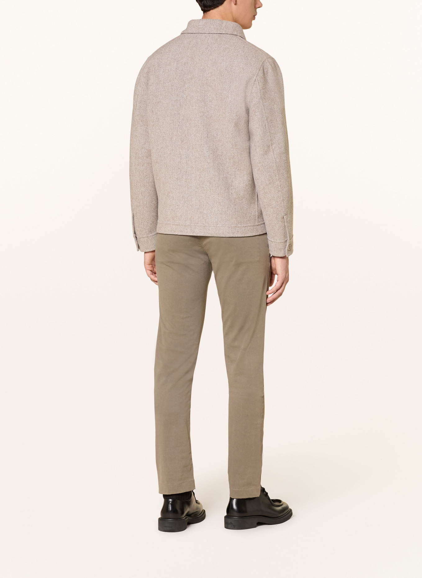 JACOB COHEN Chino kalhoty BOBBY Slim Fit: ČERNOŠEDÁ