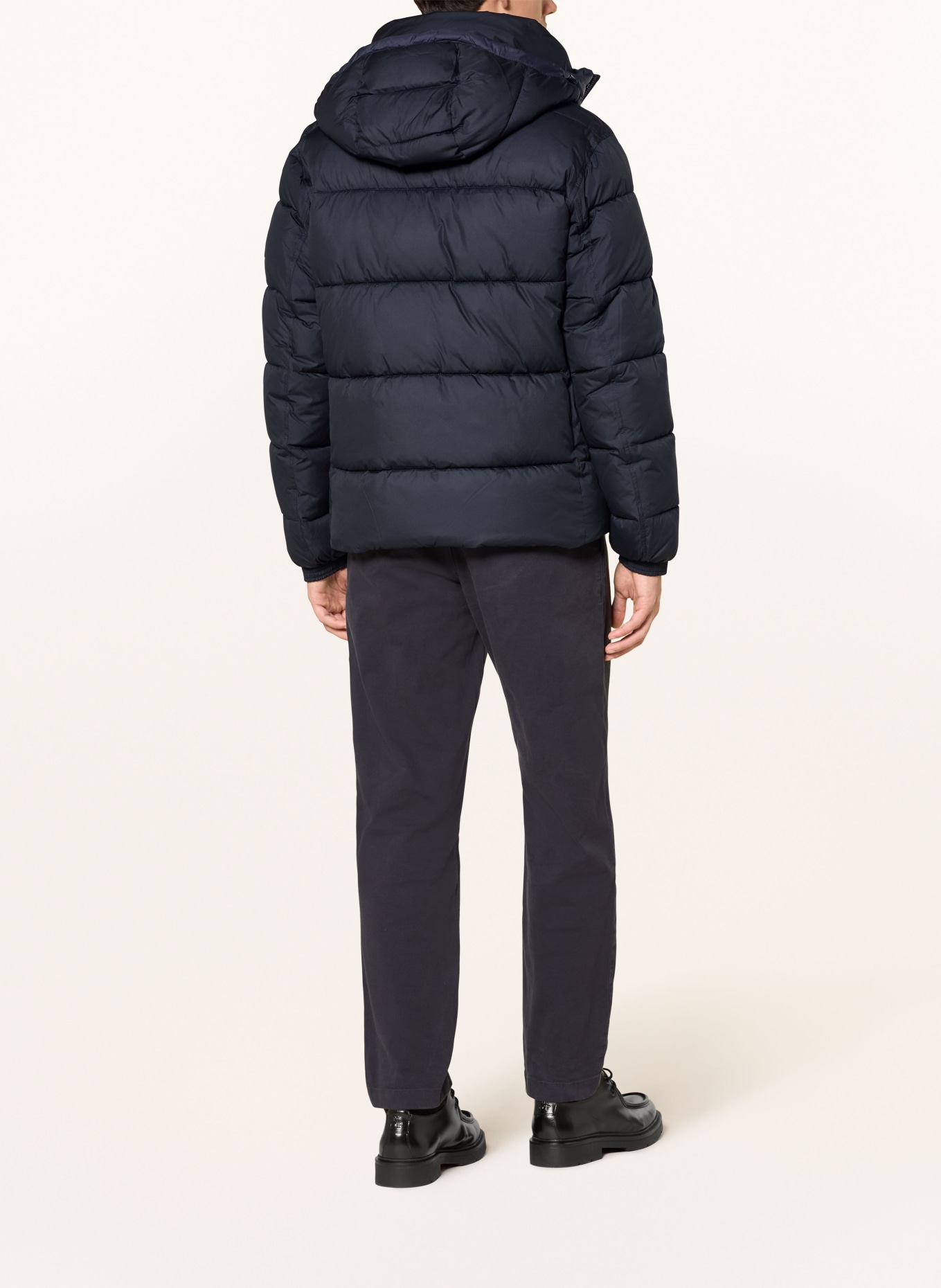 BOSS Steppjacke OMARIS: DUNKELBLAU