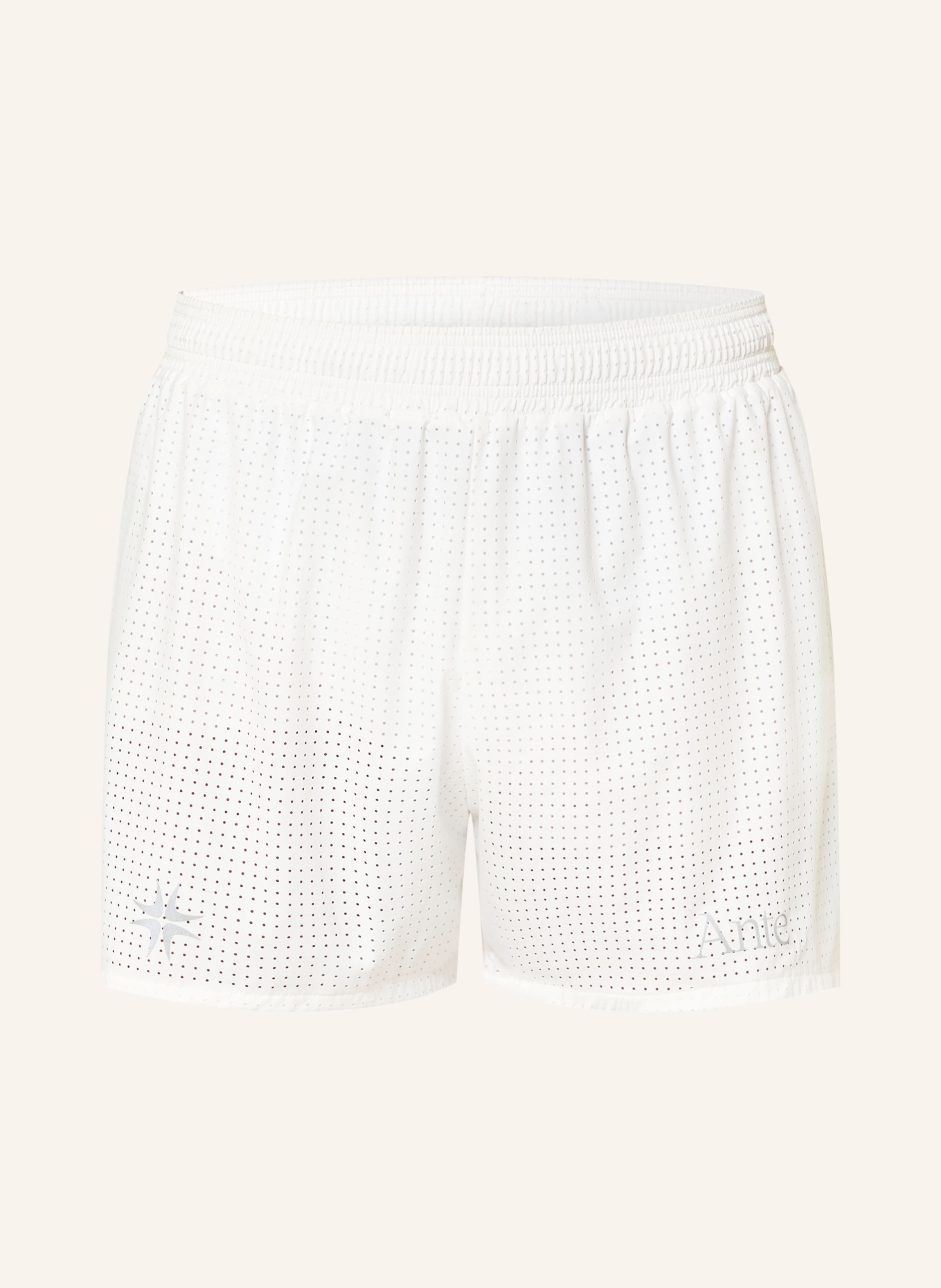 Ante 2-in-1-Laufshorts ELITE: ECRU