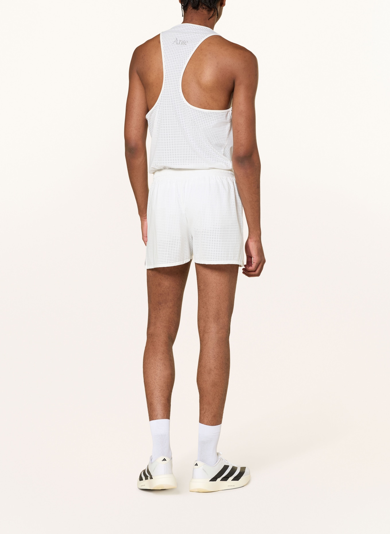 Ante 2-in-1-Laufshorts ELITE: ECRU