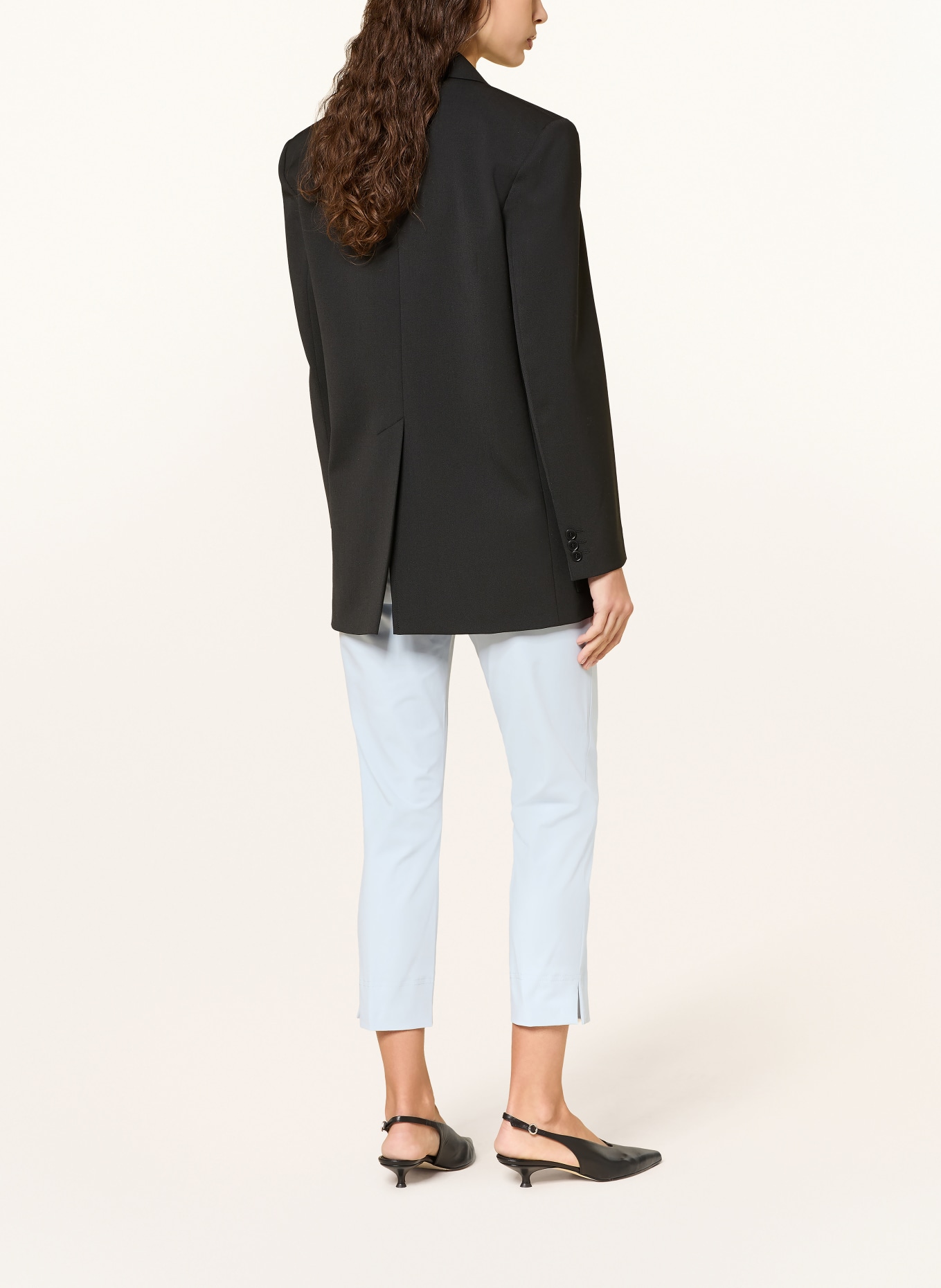 SEDUCTIVE 7/8 kalhoty CAPRI: TMAVĚ MODRÁ