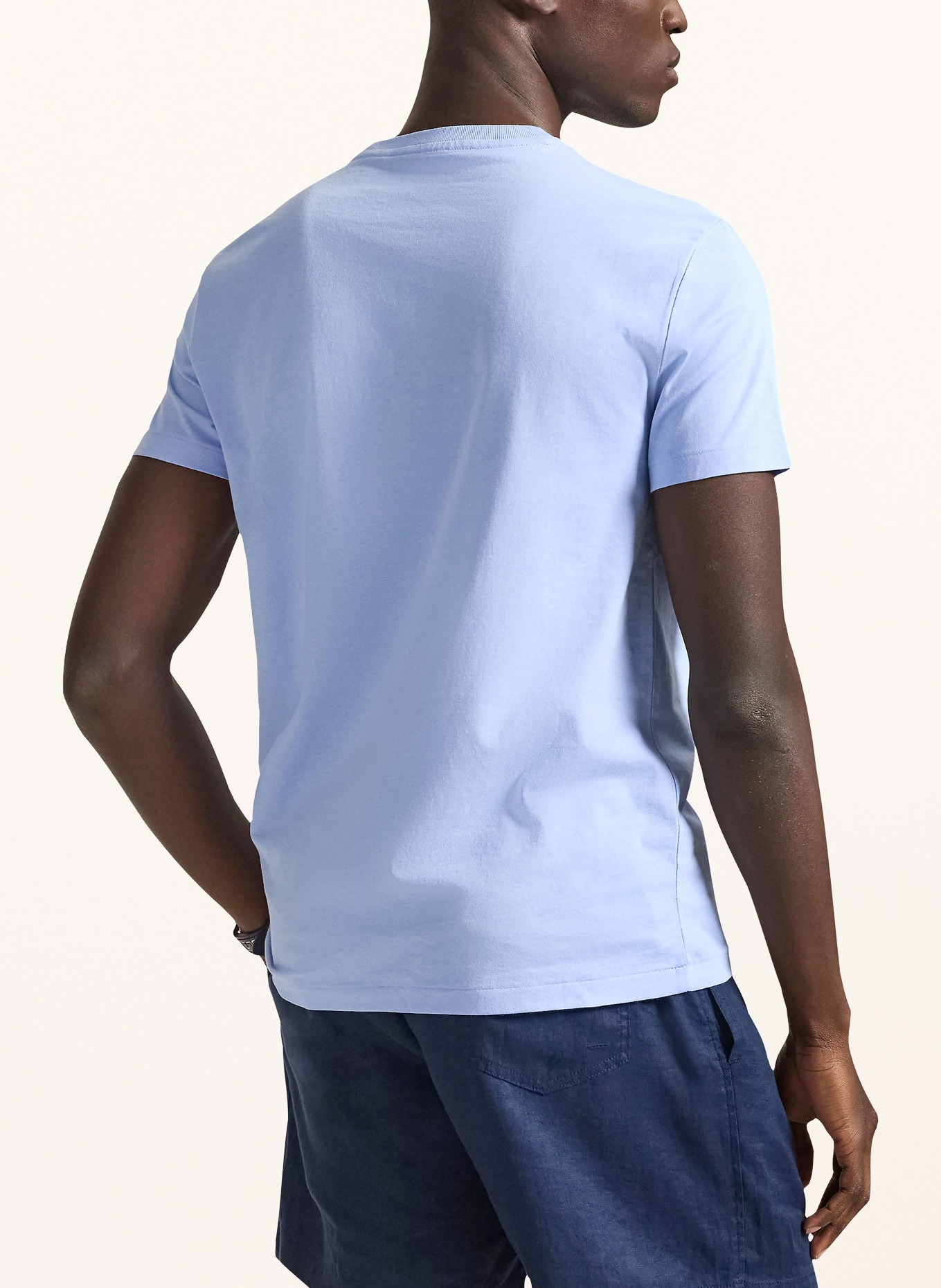 POLO RALPH LAUREN Tričko: TMAVĚ MODRÁ / MODRÁ