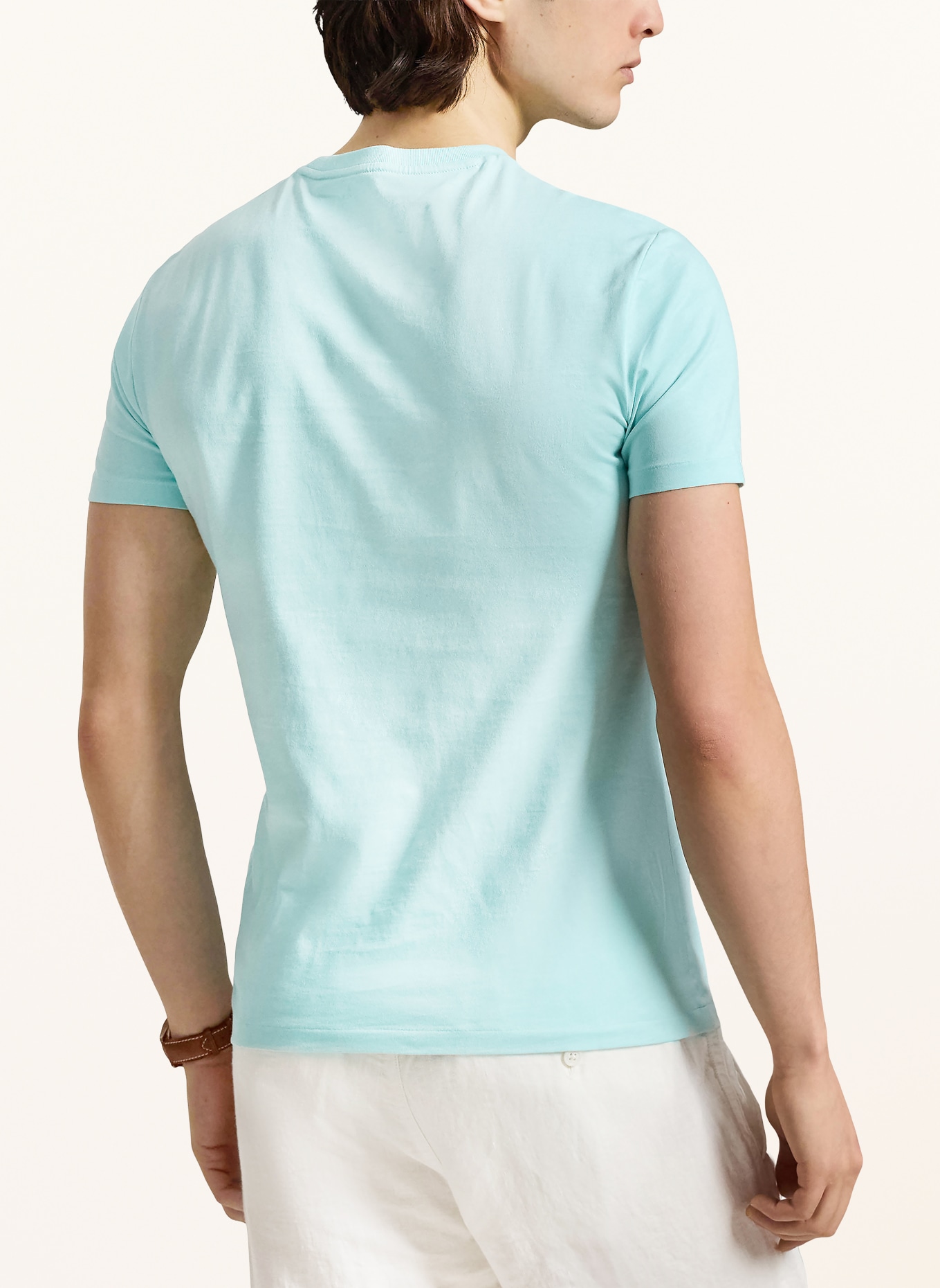 POLO RALPH LAUREN T-Shirt: TÜRKIS / ROSA