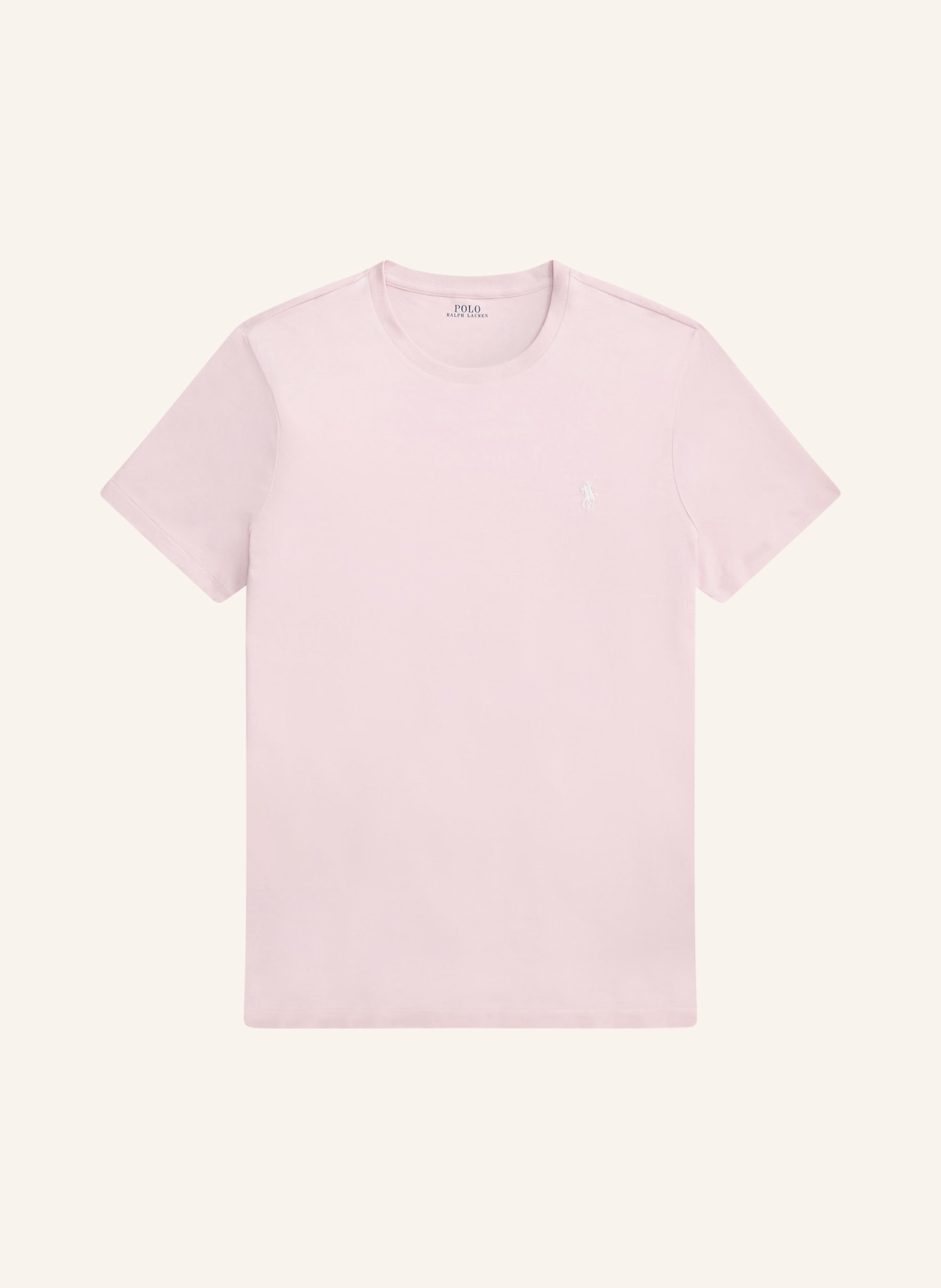 POLO RALPH LAUREN Tričko: RŮŽOVÁ / BÍLÁ