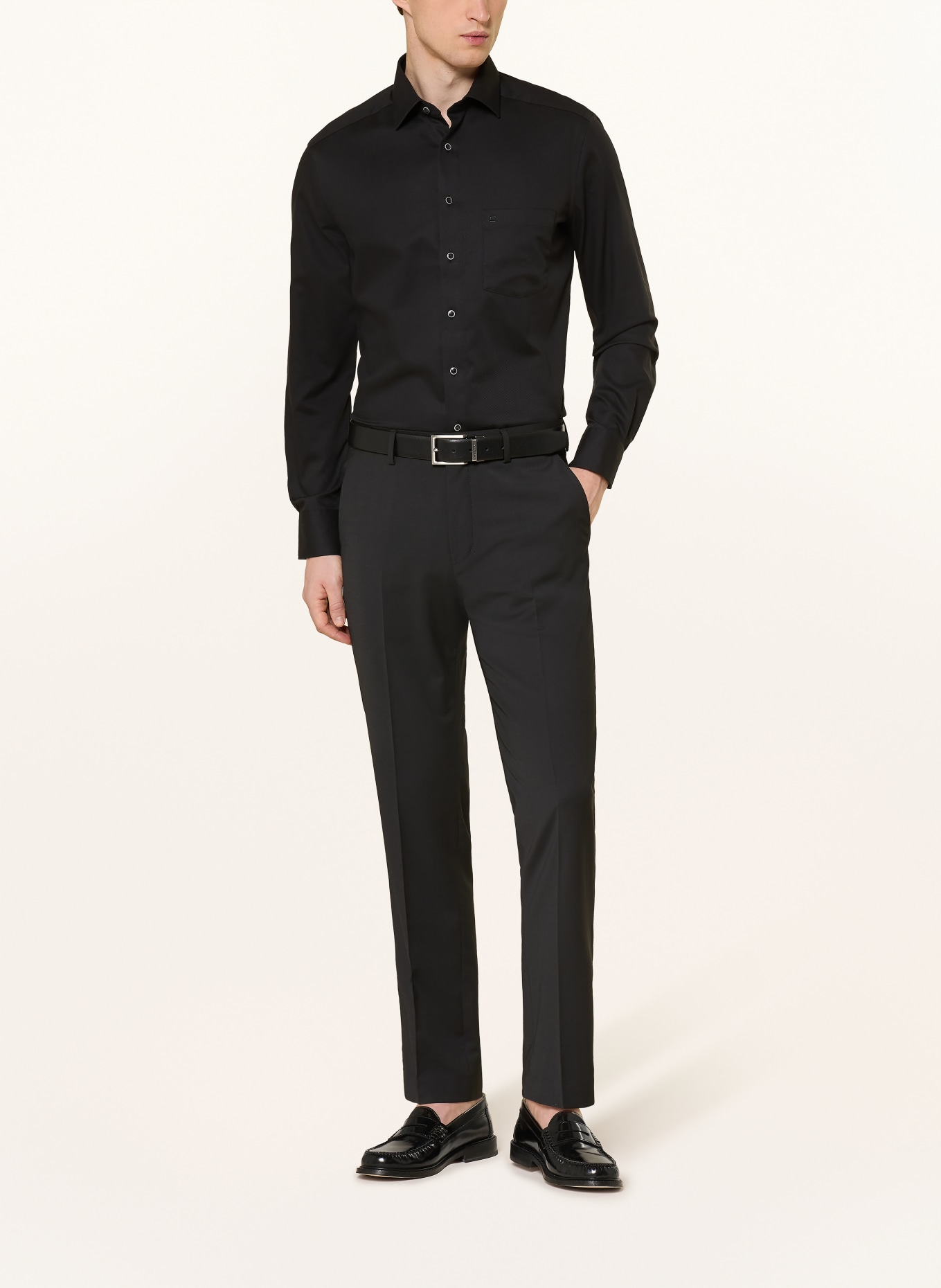 OLYMP Hemd Luxor modern fit: SCHWARZ