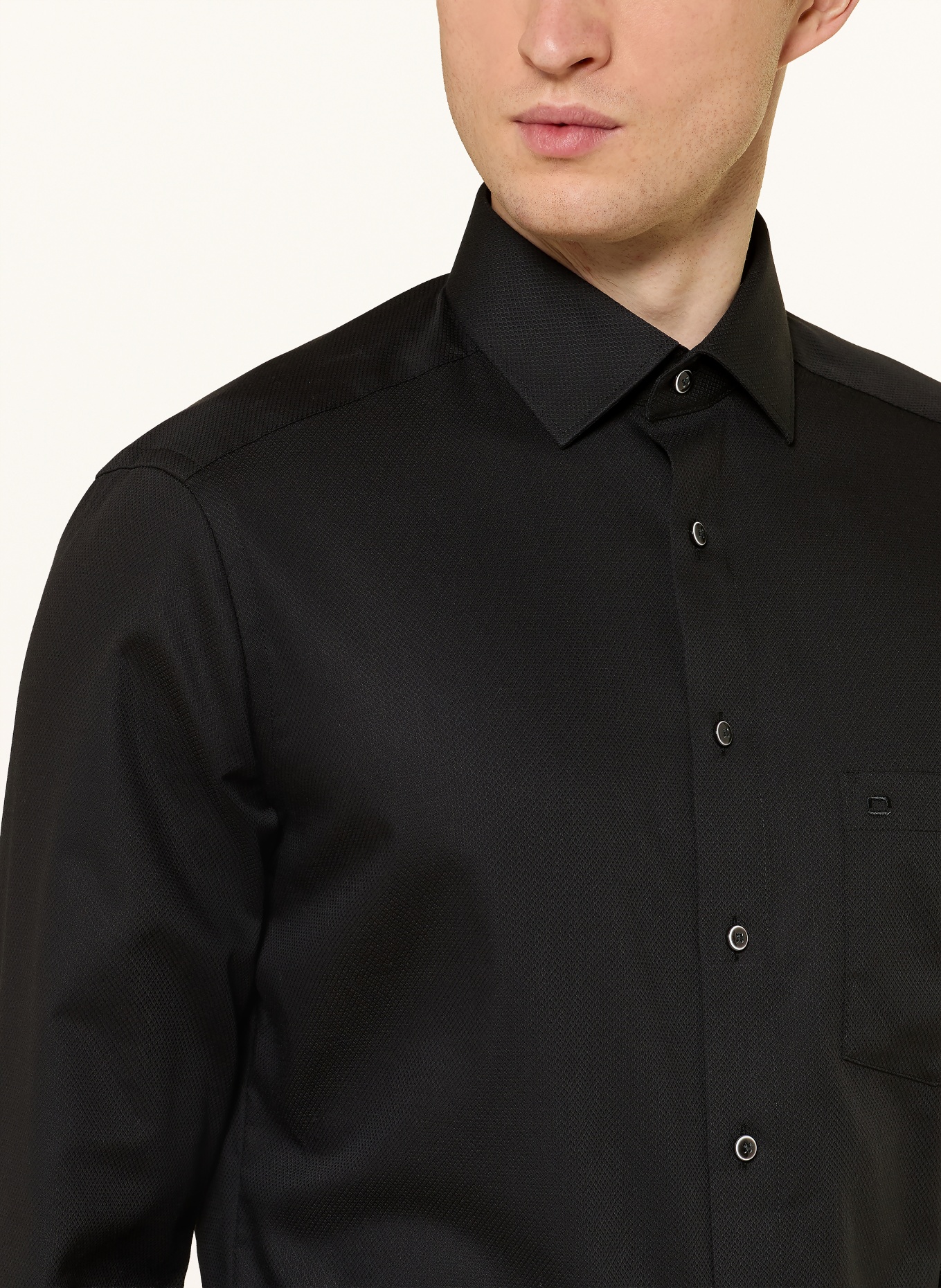 OLYMP Hemd Luxor modern fit: SCHWARZ