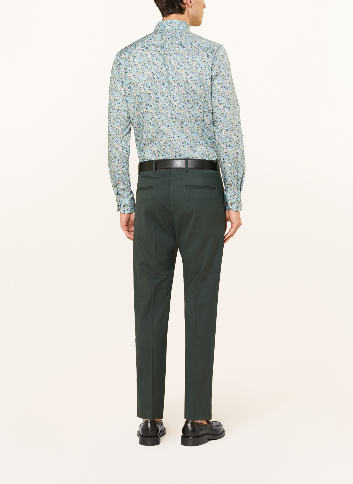 OLYMP Košile Level Five Body Fit: SVĚTLE ZELENÁ / SVĚTLE FIALOVÁ / TMAVĚ ŽLUTÁ