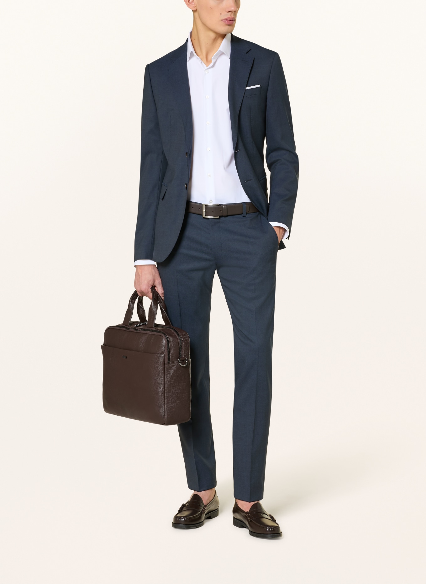 JOOP! Laptop bag CARDONA PANDION: DARK BROWN