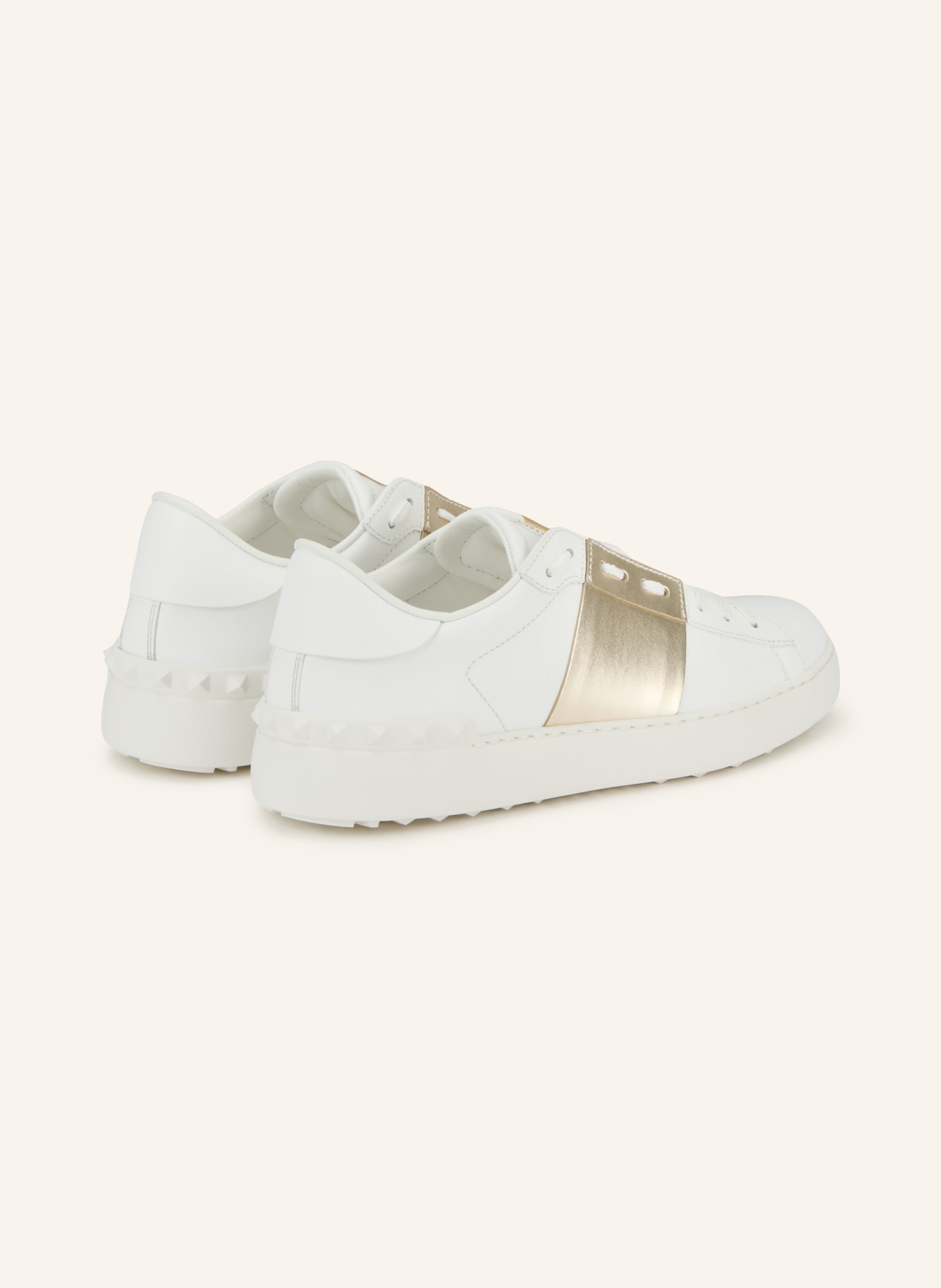 VALENTINO GARAVANI Tenisky OPEN: BÍLÁ / ZLATÁ