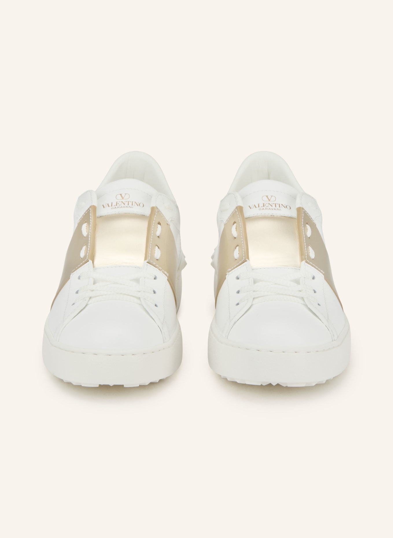 VALENTINO GARAVANI Tenisky OPEN: BÍLÁ / ZLATÁ