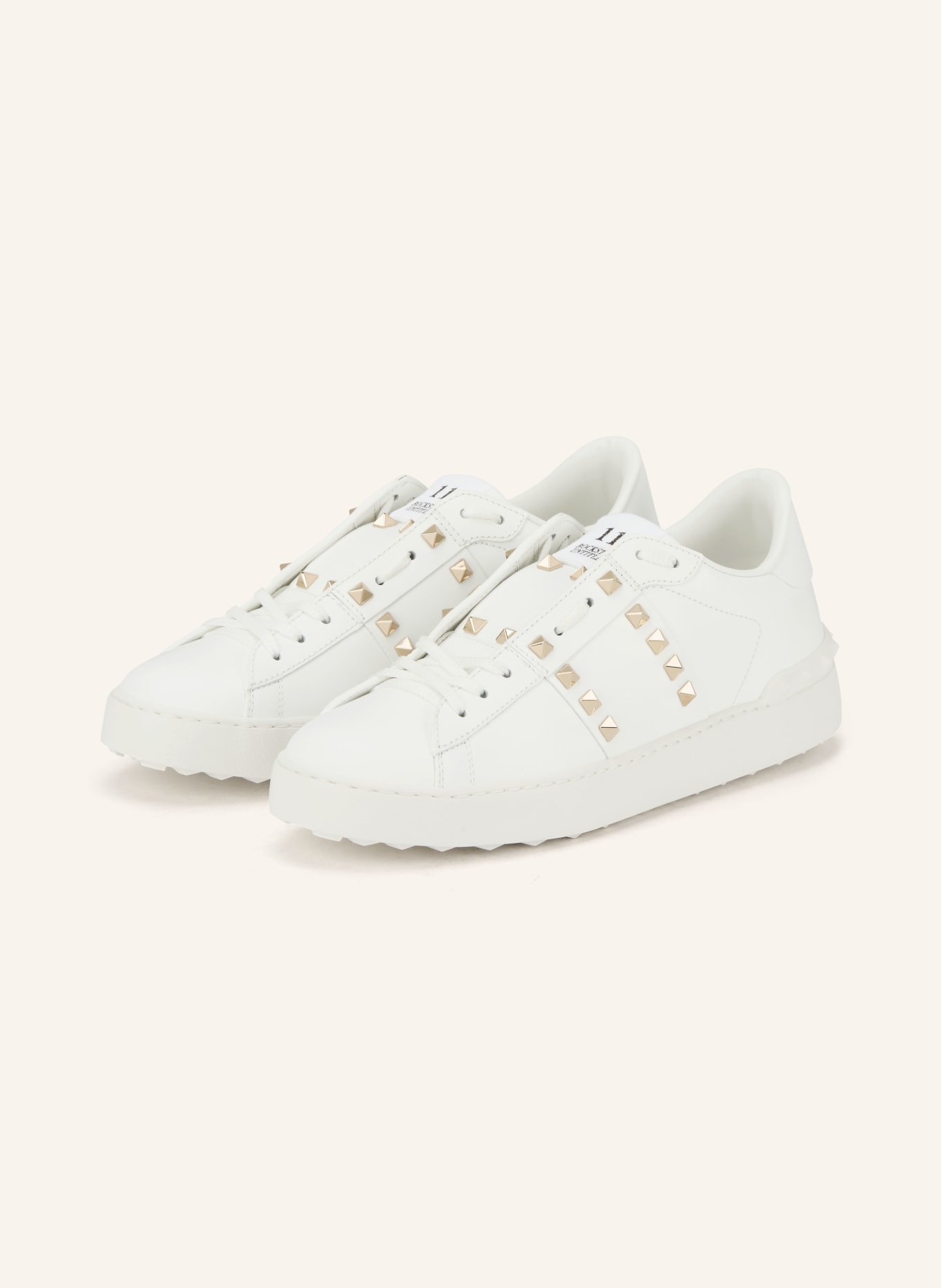 VALENTINO GARAVANI Sneaker ROCKSTUD UNTITLED mit Nieten: WEISS