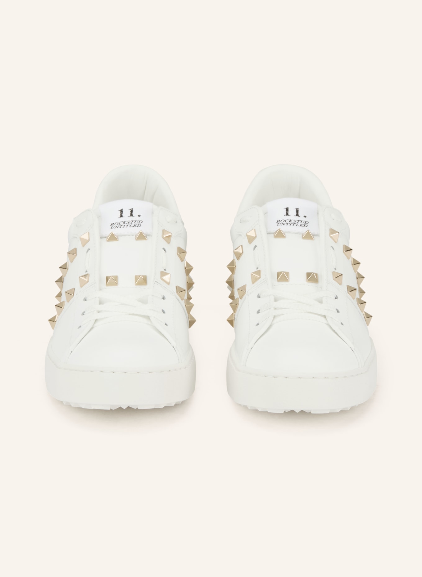 VALENTINO GARAVANI Sneaker ROCKSTUD UNTITLED mit Nieten: WEISS