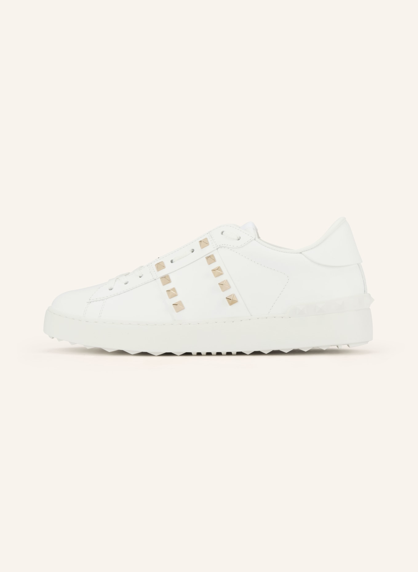 VALENTINO GARAVANI Sneaker ROCKSTUD UNTITLED mit Nieten: WEISS