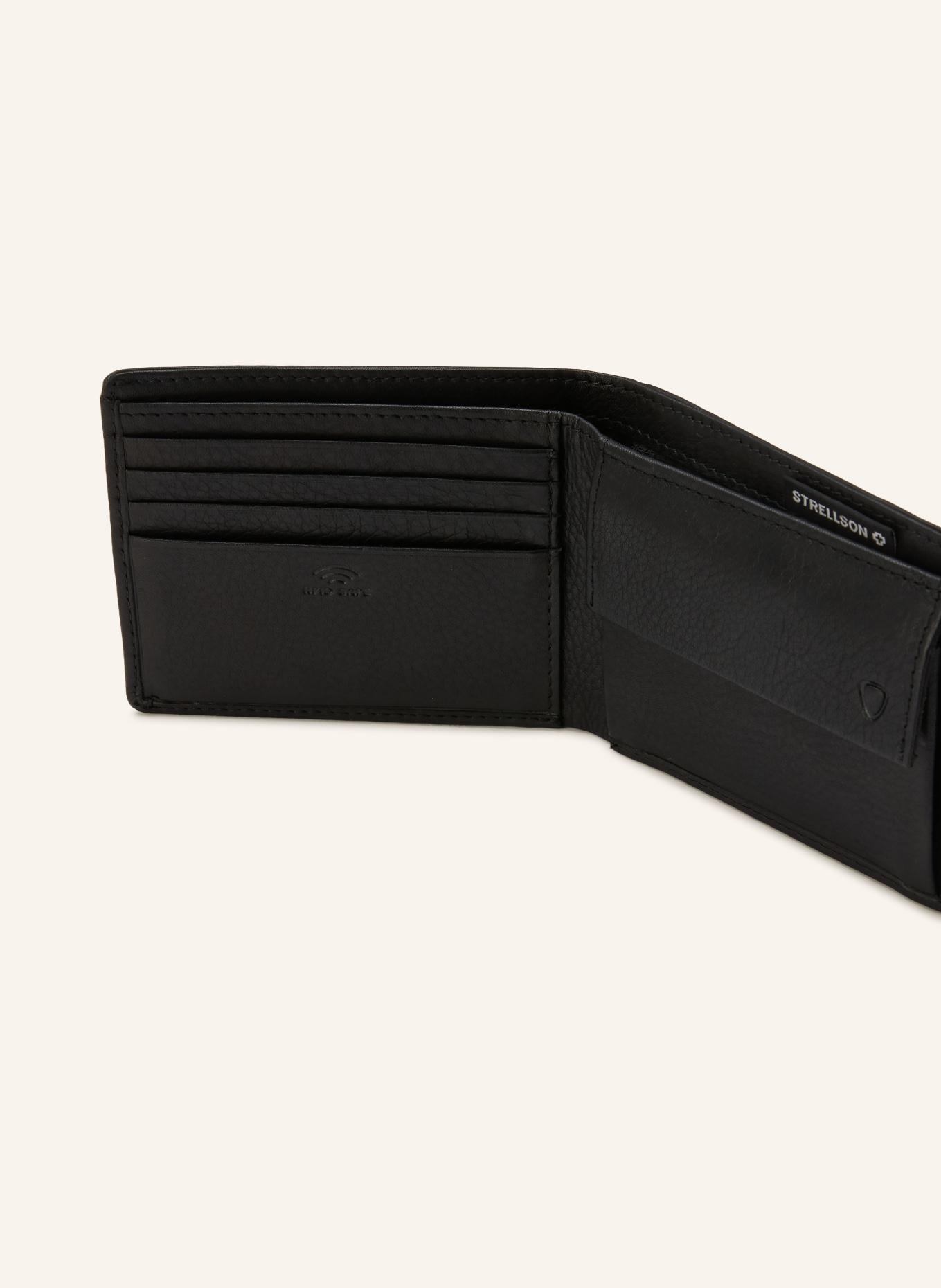 STRELLSON Geldbörse CARTER: SCHWARZ