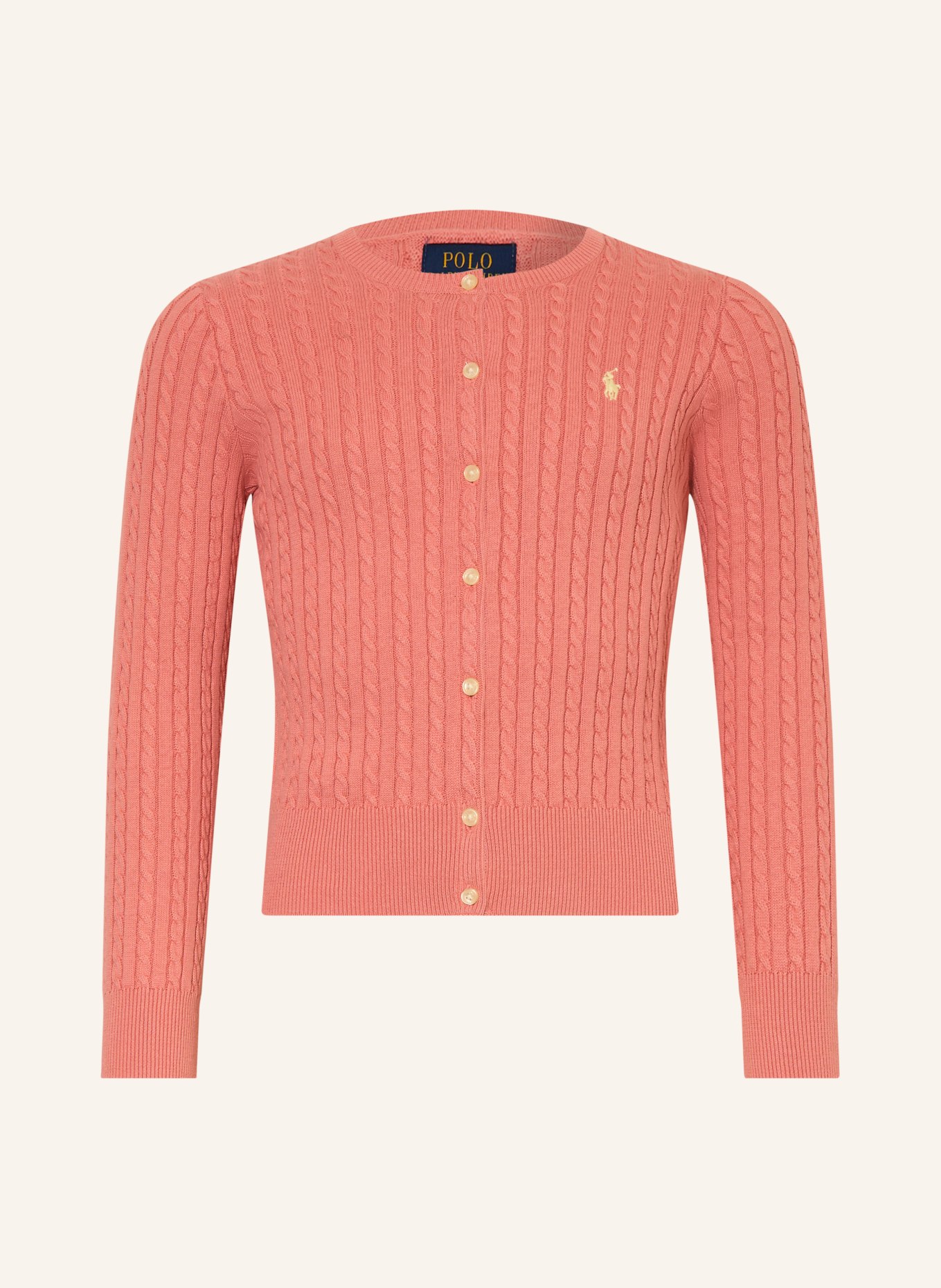 POLO RALPH LAUREN Pletený kabátek: LOSOSOVÁ