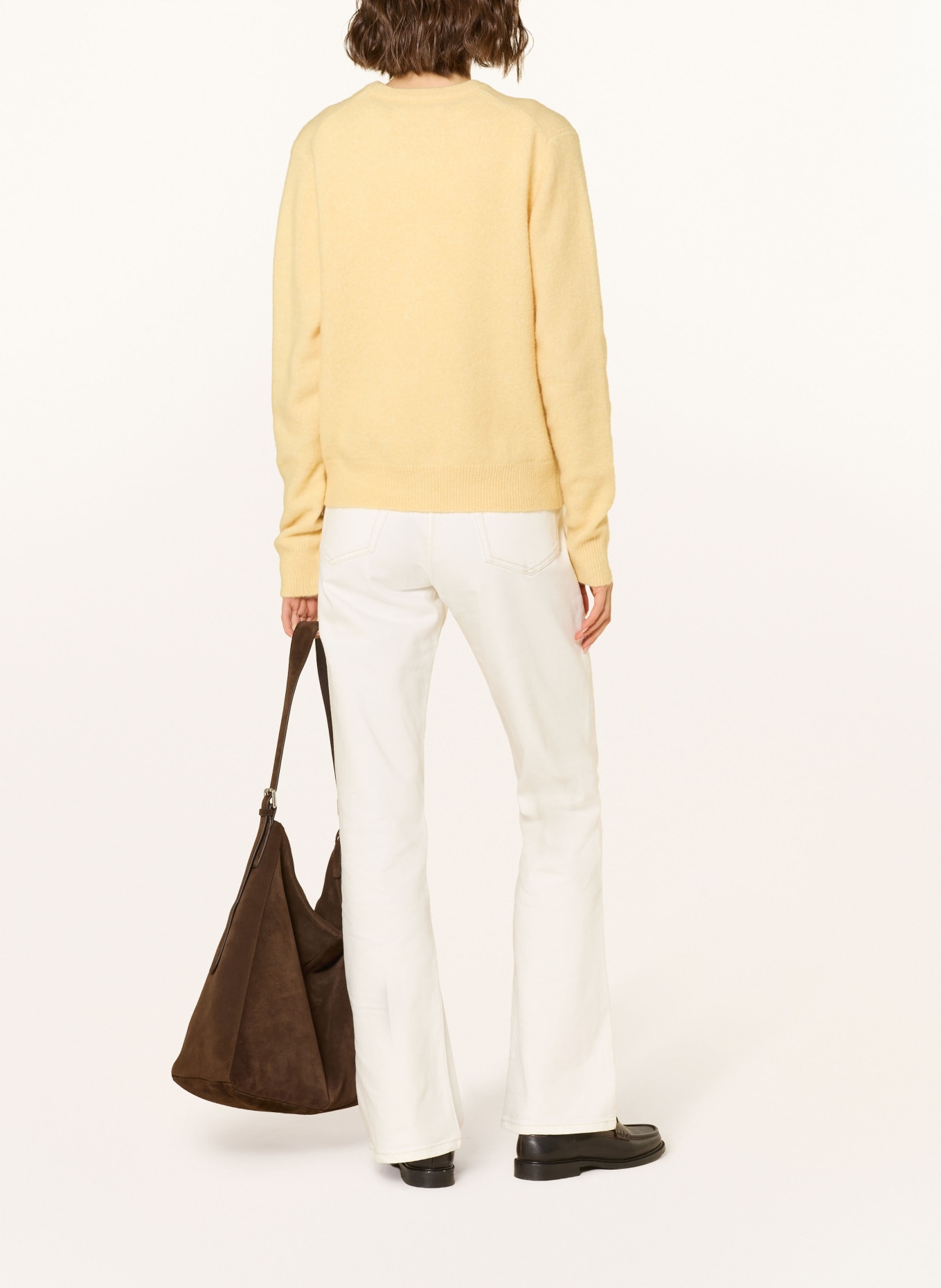 SAMSØE  SAMSØE Strickjacke NOR mit Alpaka: HELLGELB