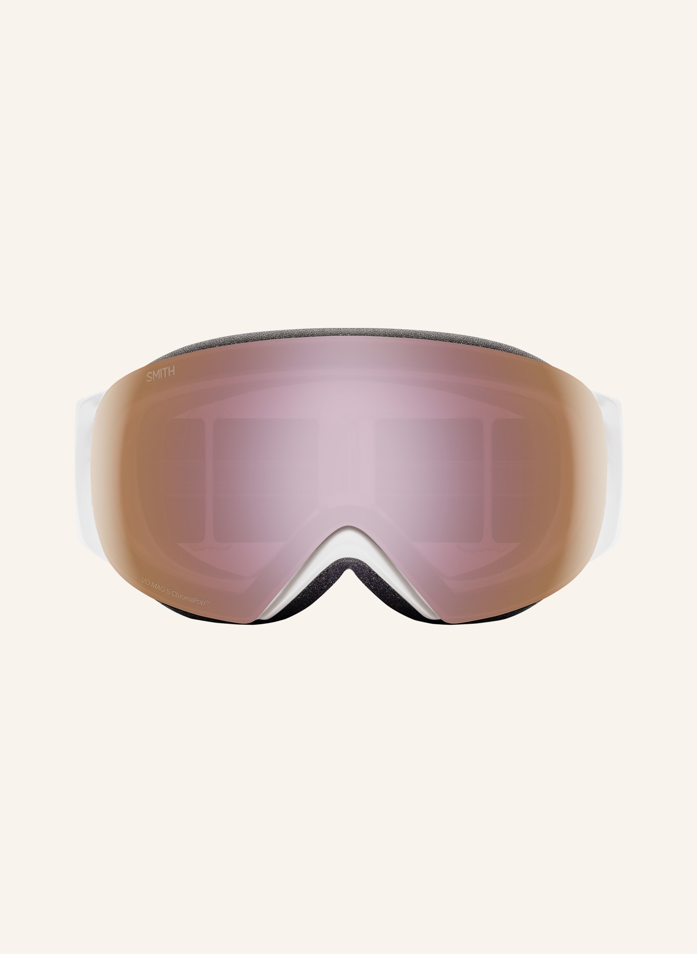 SMITH Skibrille MAG S: WEISS / BLAUGRAU