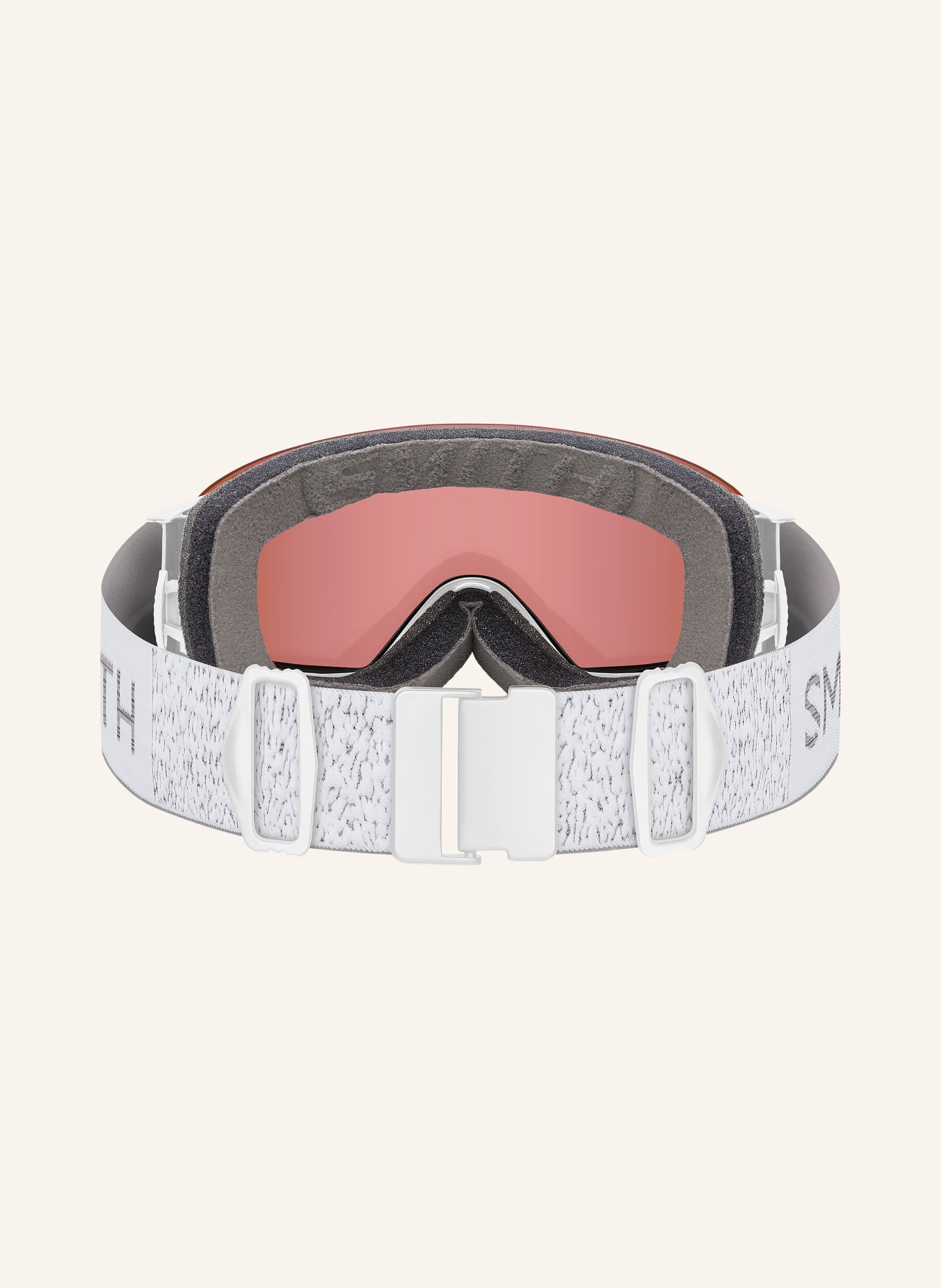 SMITH Skibrille MAG S: WEISS / BLAUGRAU