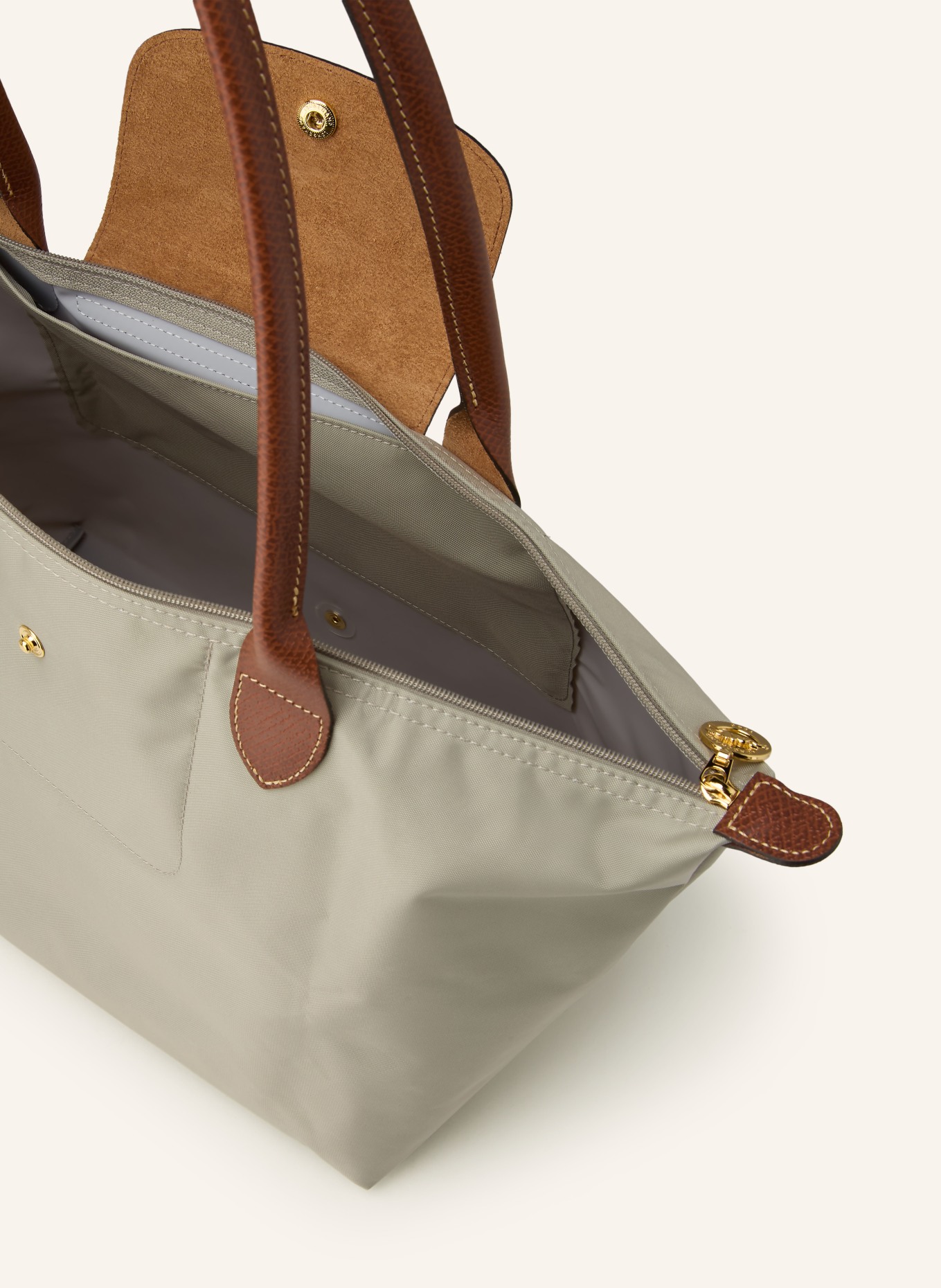 LONGCHAMP Shopper LE PLIAGE L: TAUPE / BRAUN