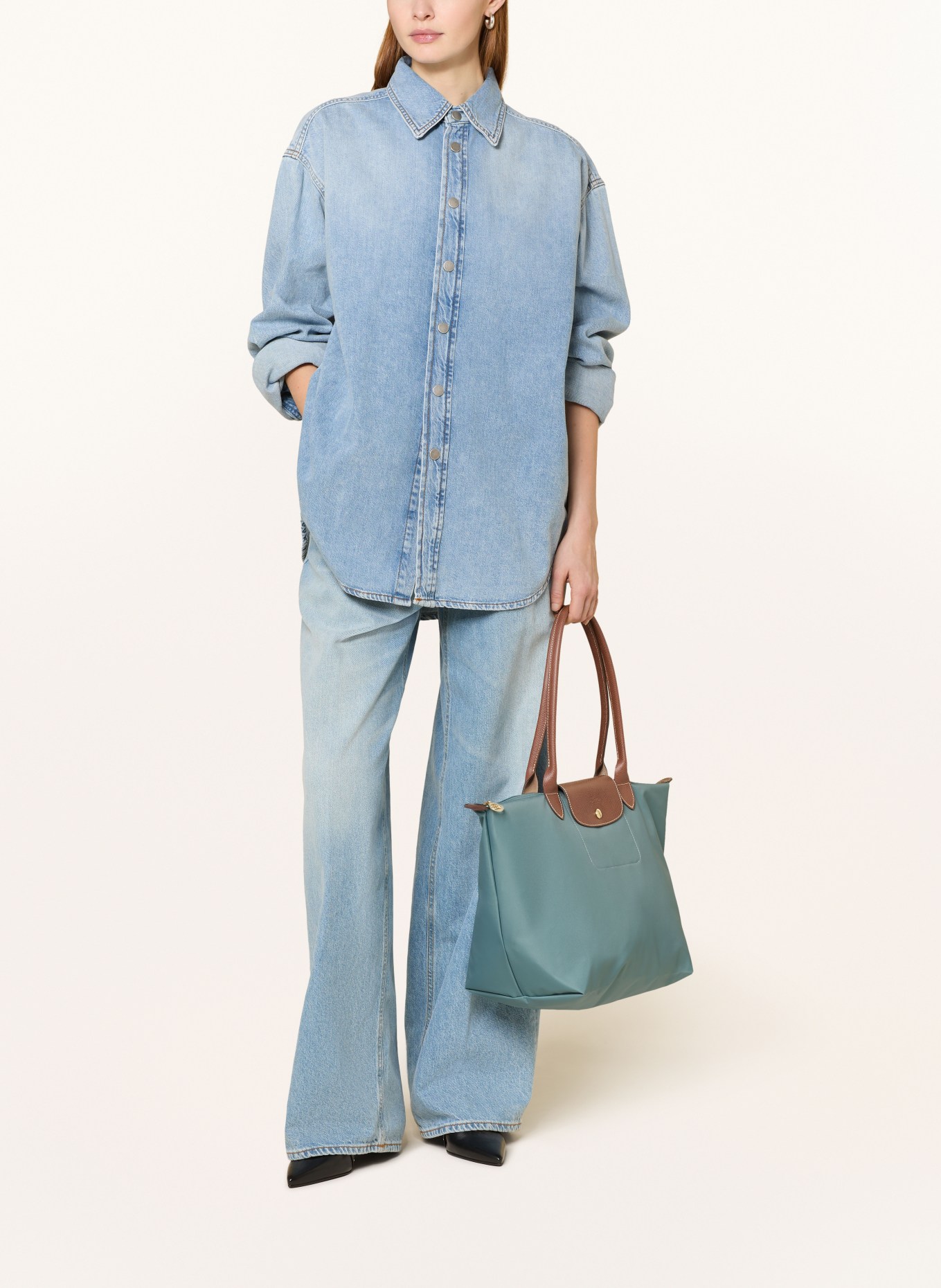 LONGCHAMP Shopper LE PLIAGE L: PETROL