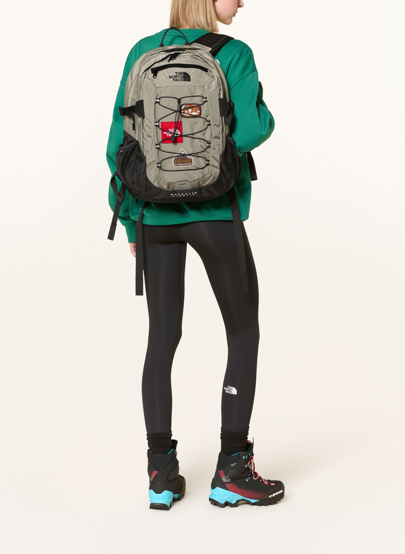 THE NORTH FACE Rucksack BOREALIS CLASSIC 29 l mit Laptop-Fach: HELLGRAU / SCHWARZ