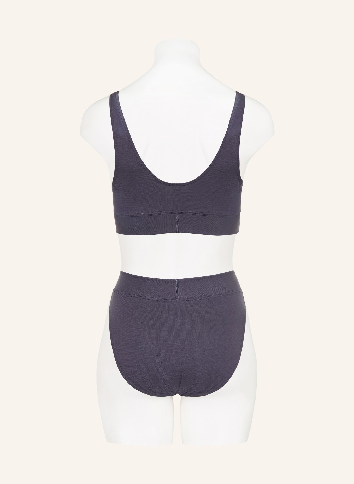 CALIDA Podprsenka Bustier ELASTIC: TMAVĚ ŠEDÁ