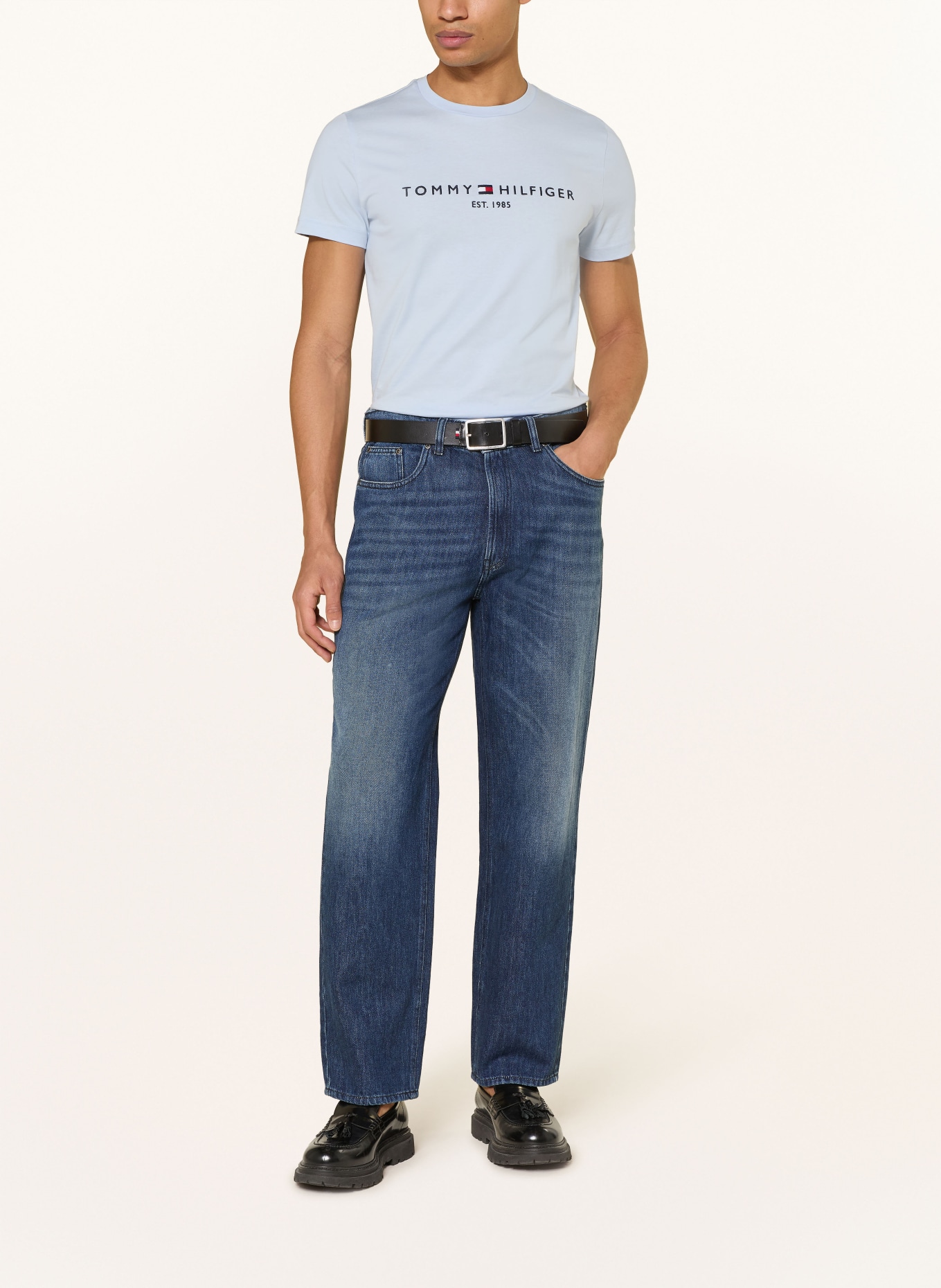 TOMMY HILFIGER T-Shirt: HELLBLAU