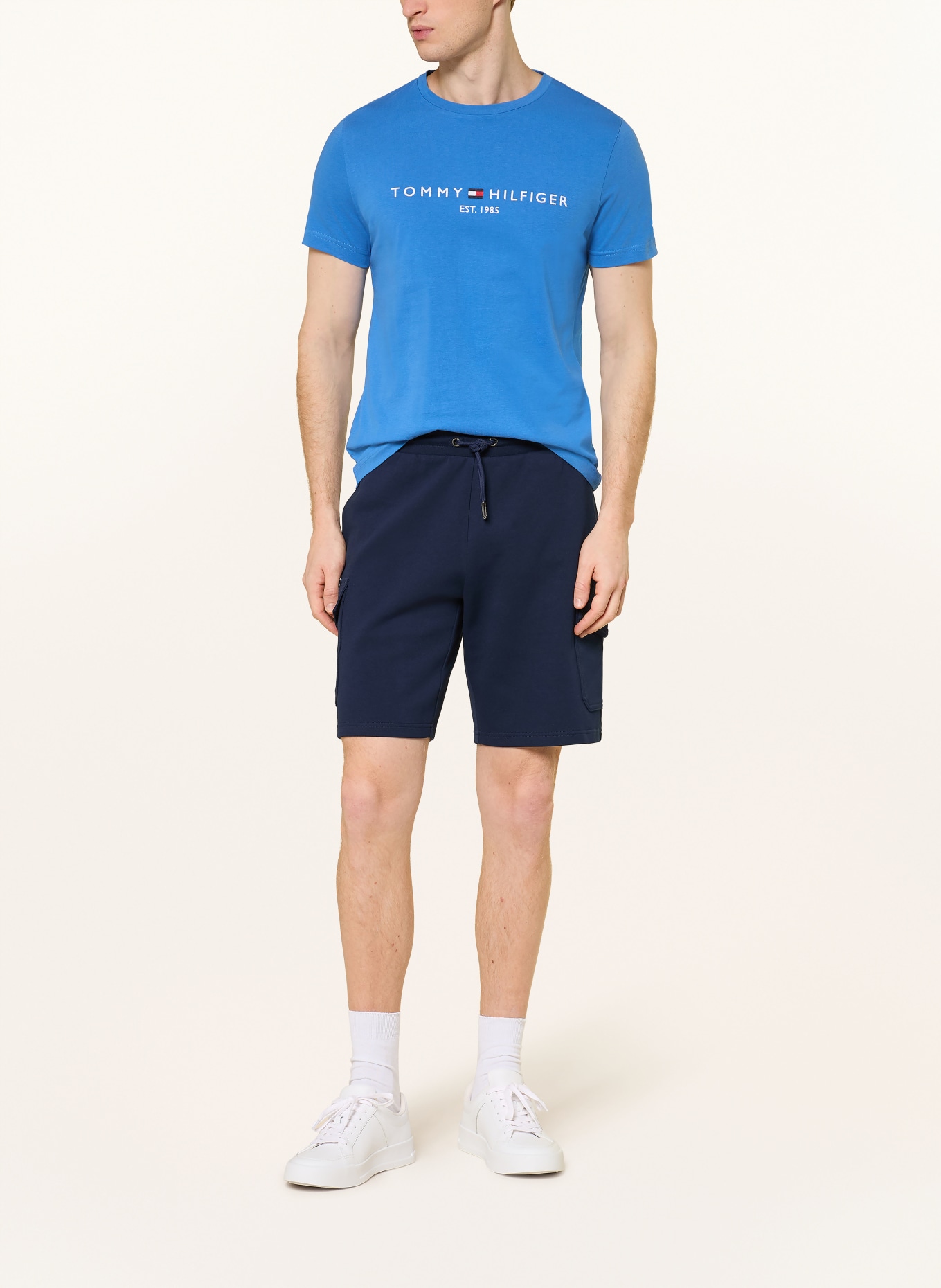 TOMMY HILFIGER T-Shirt: BLAU