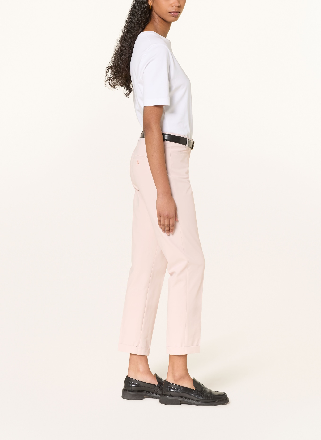 RAFFAELLO ROSSI Spodnie 7/8 UTE: JASNORÓŻOWY