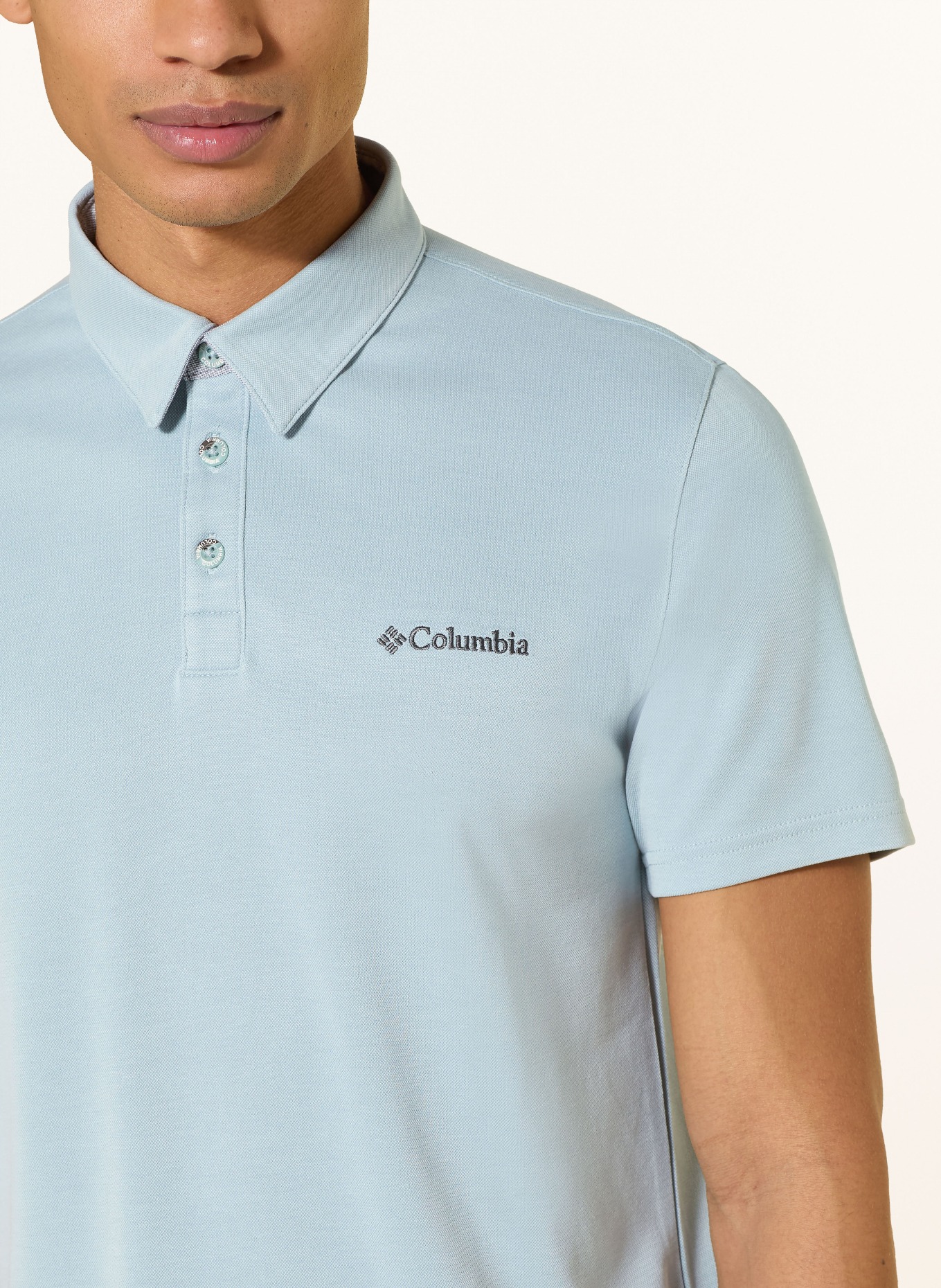 Columbia Jersey-Poloshirt NELSON POINT™: HELLBLAU