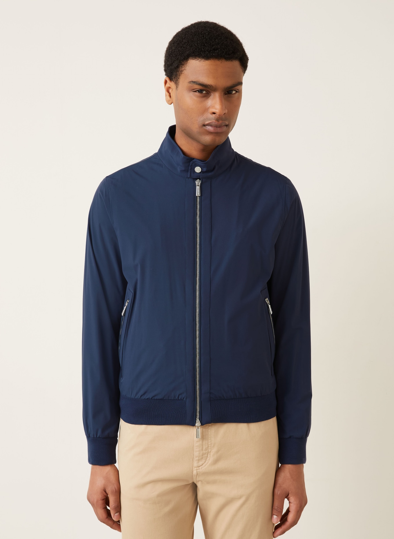 MOORER Blouson ALBERTI: DUNKELBLAU