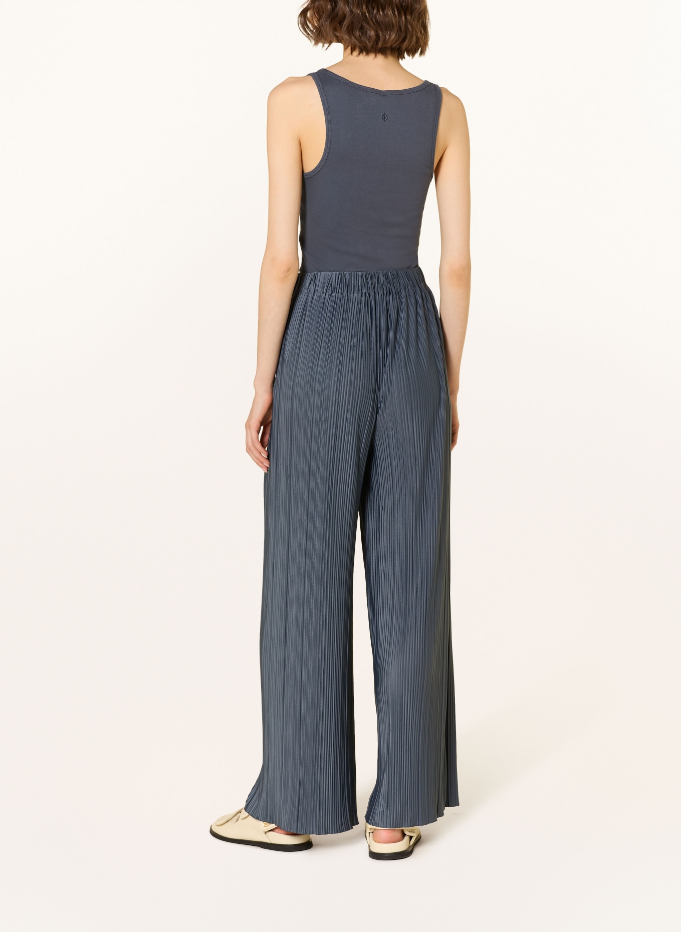 SAMSØE  SAMSØE Pleated trousers UMA: DARK BLUE