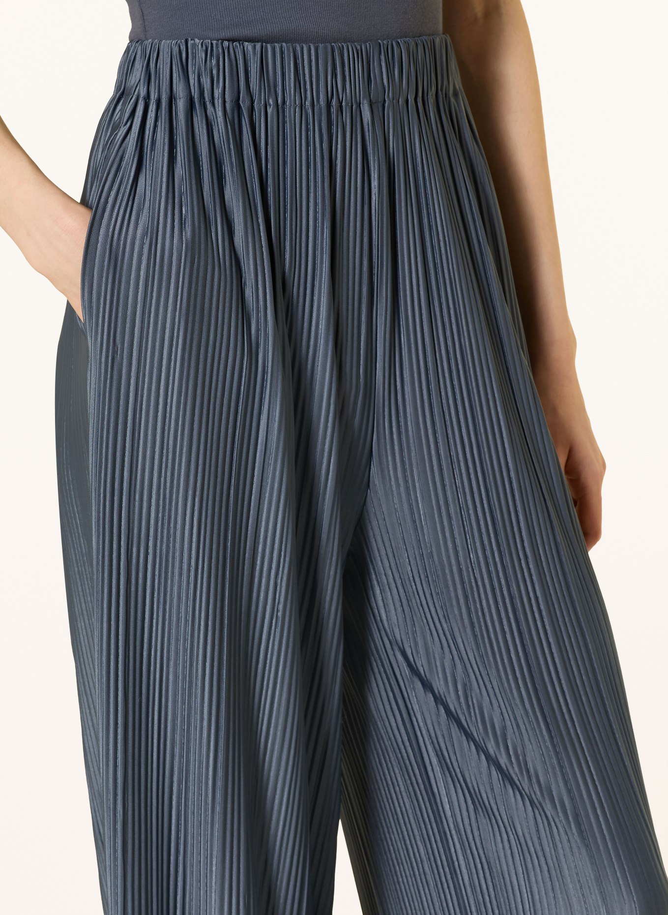 SAMSØE  SAMSØE Pleated trousers UMA: DARK BLUE