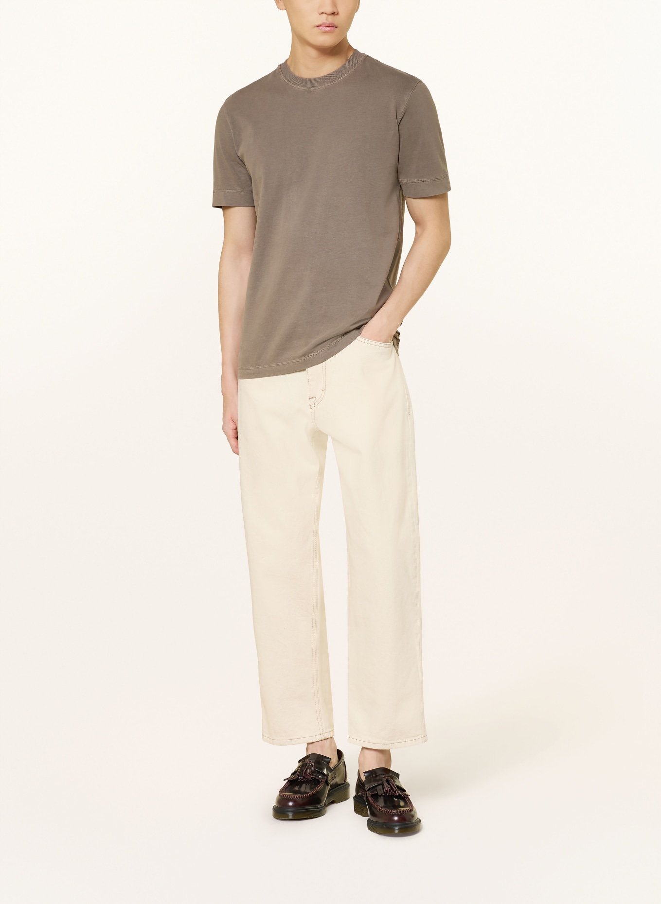 DRYKORN T-Shirt RAPHAEL: TAUPE