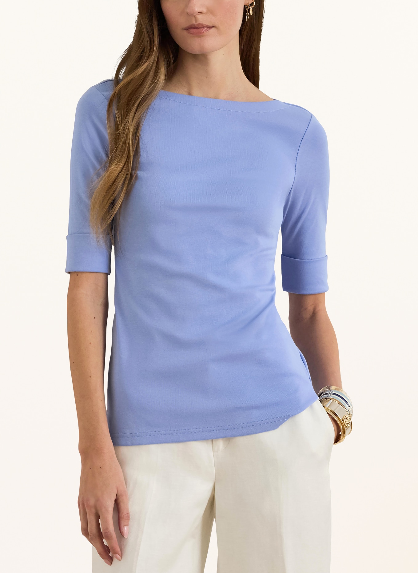 LAUREN RALPH LAUREN T-shirt JUDY: LIGHT BLUE
