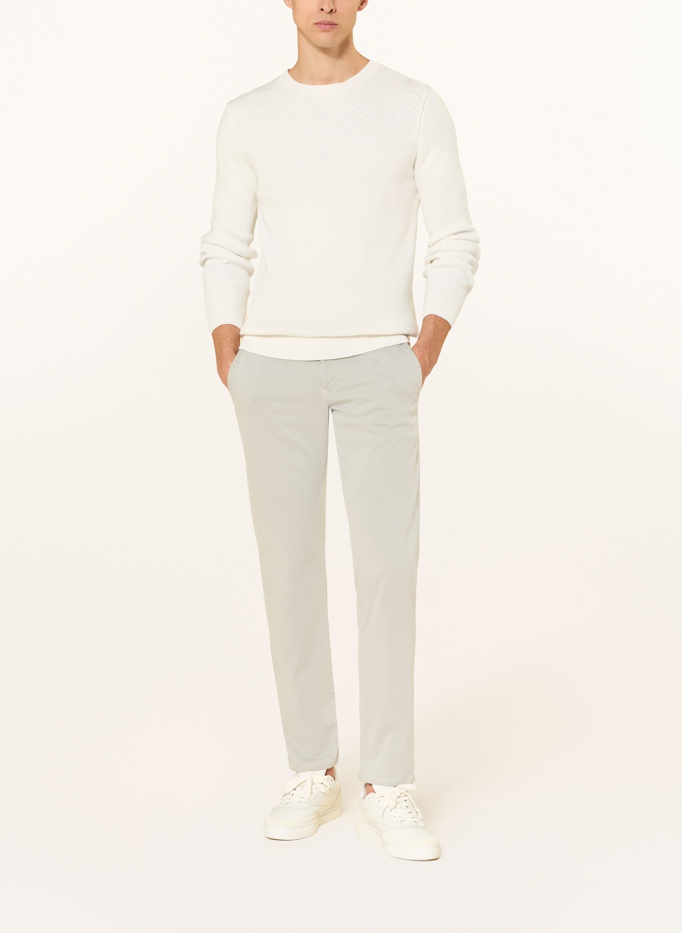 MAC Chino DRIVER Modern Fit: HELLGRAU