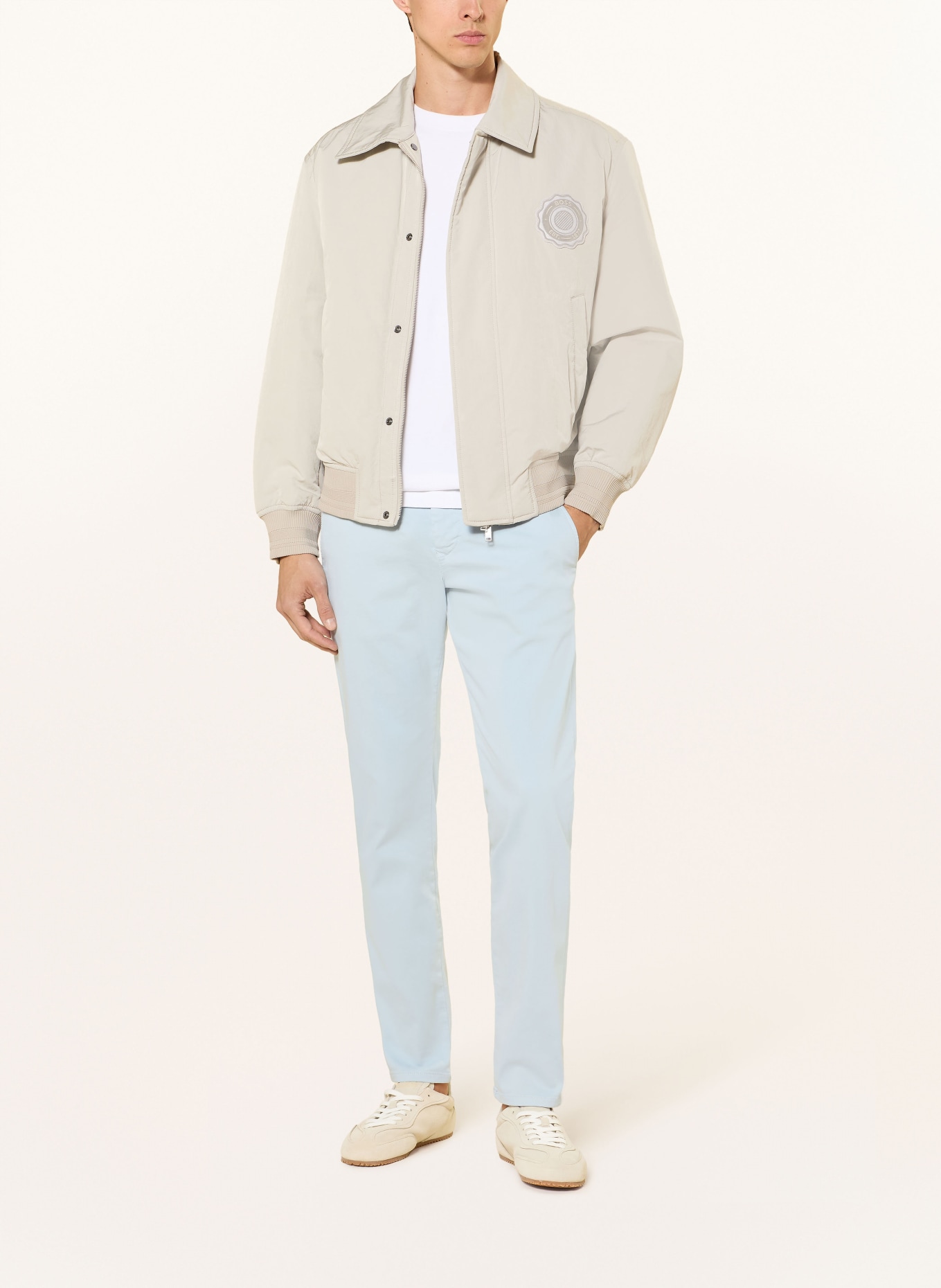 MAC Chino DRIVER Modern Fit: LICHTBLAUW