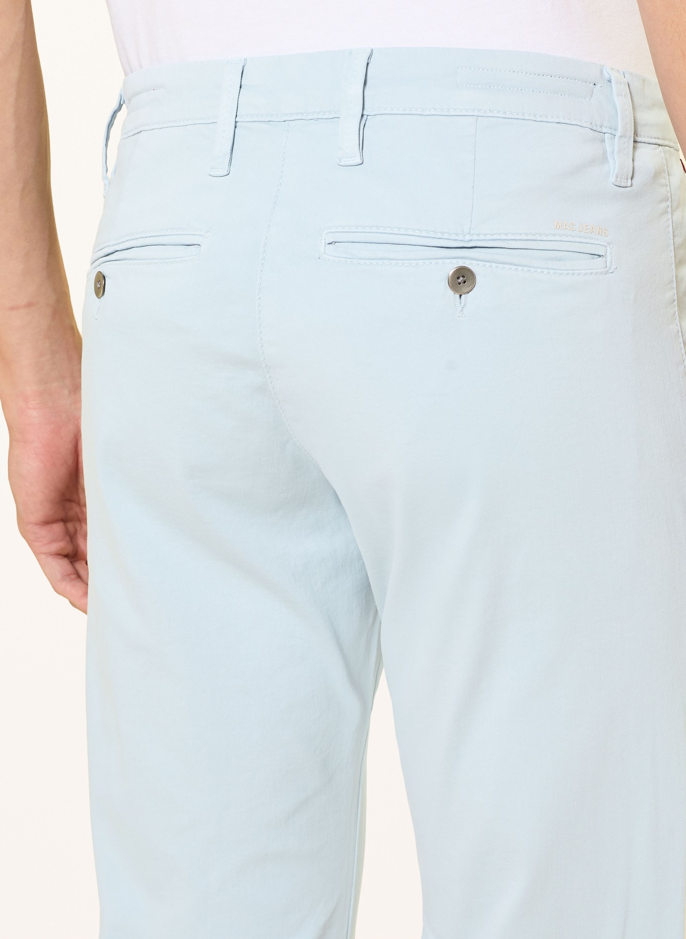 MAC Chino DRIVER Modern Fit: LICHTBLAUW