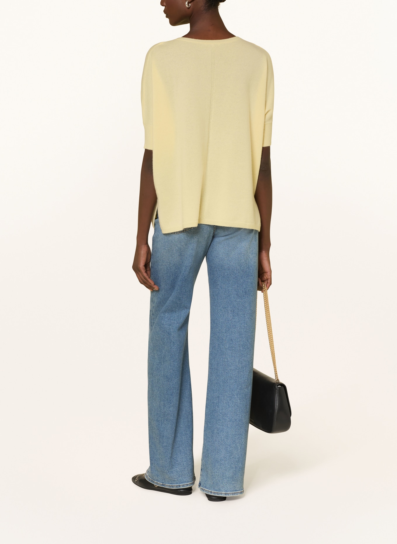 lilienfels Oversized-Pullover aus Cashmere: GELB