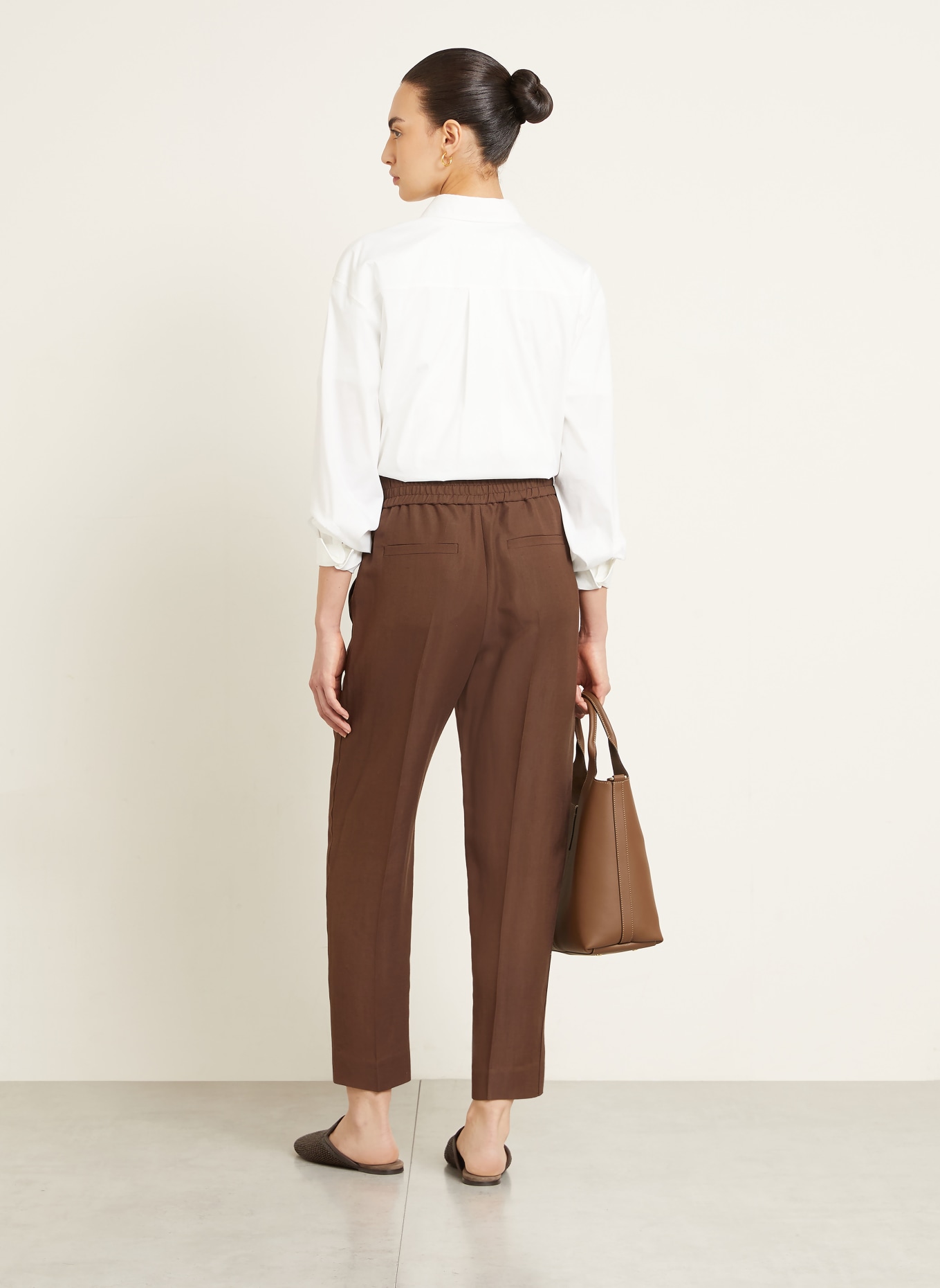 BRUNELLO CUCINELLI Kalhoty: TMAVĚ HNĚDÁ